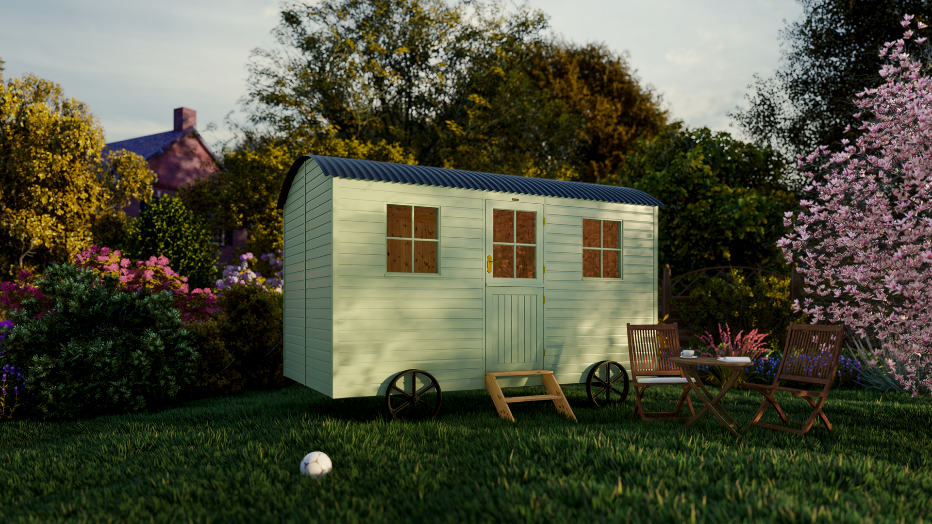Shepherds Hut - Initial Concepts on Behalf of CGB for John Lewis ©Crane Garden Buildings