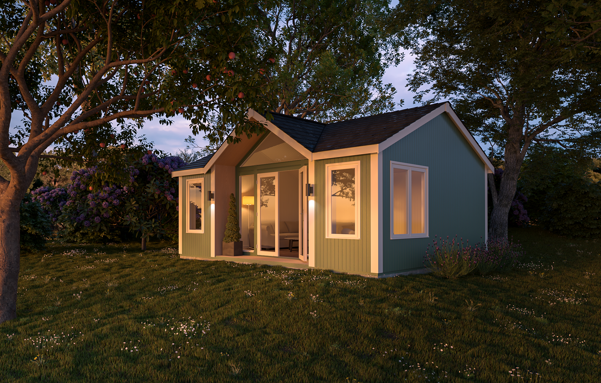 Traditional Garden Room Concept ©Crane Garden Buildings