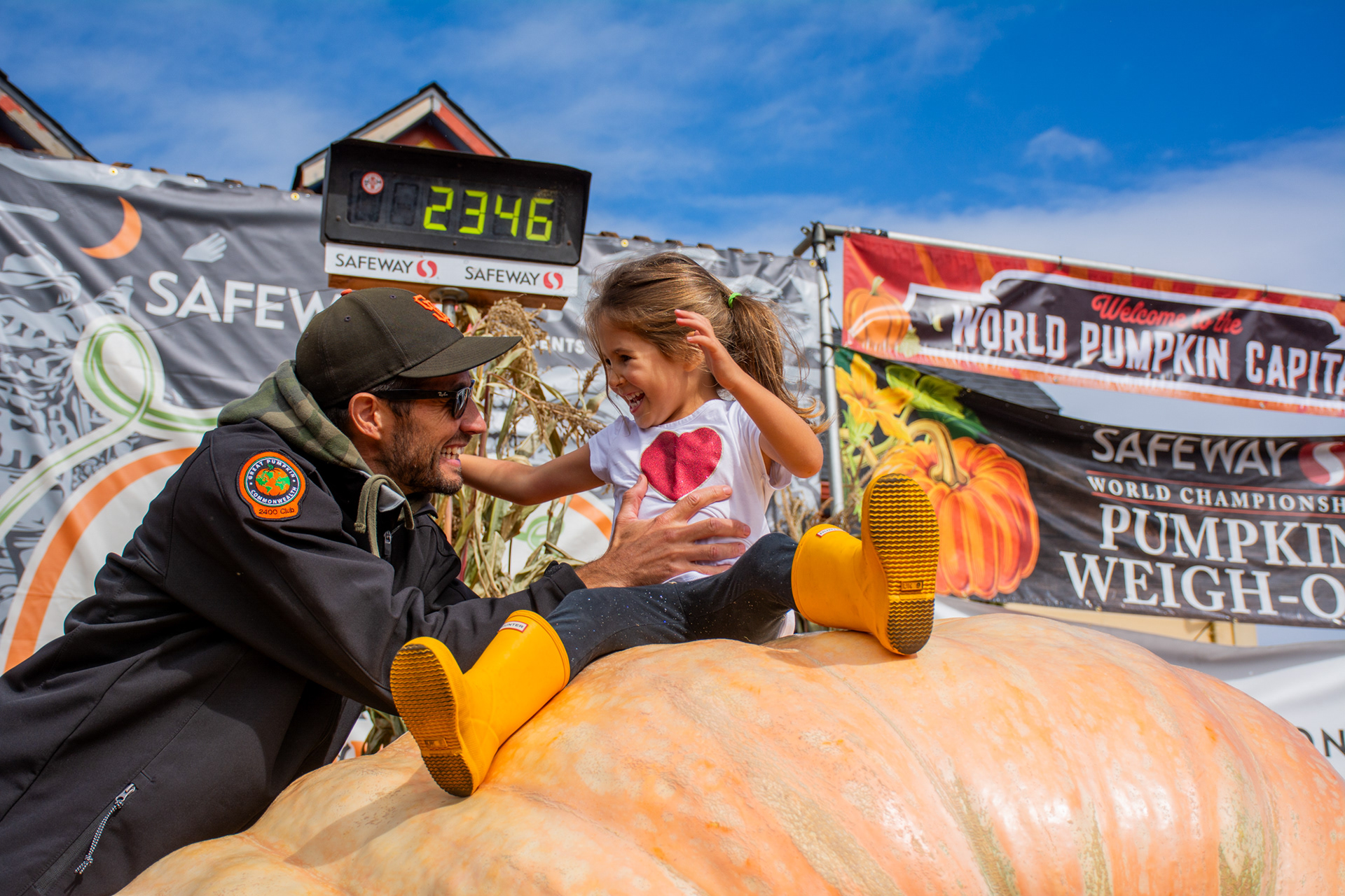 HMB Pumpkin Weigh Off 2025, winner Brandon Dawson.