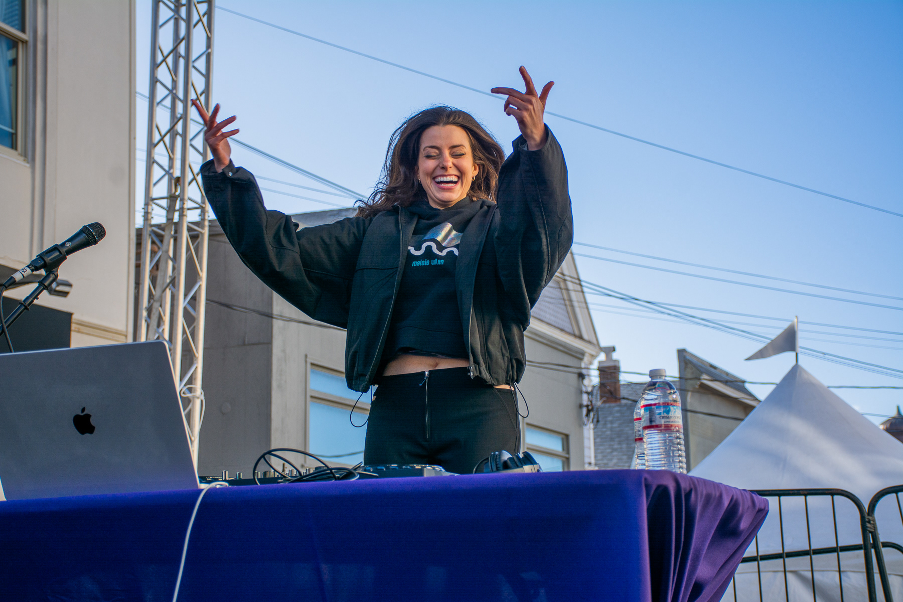 Lyrah performing at Union St Fest 2024
