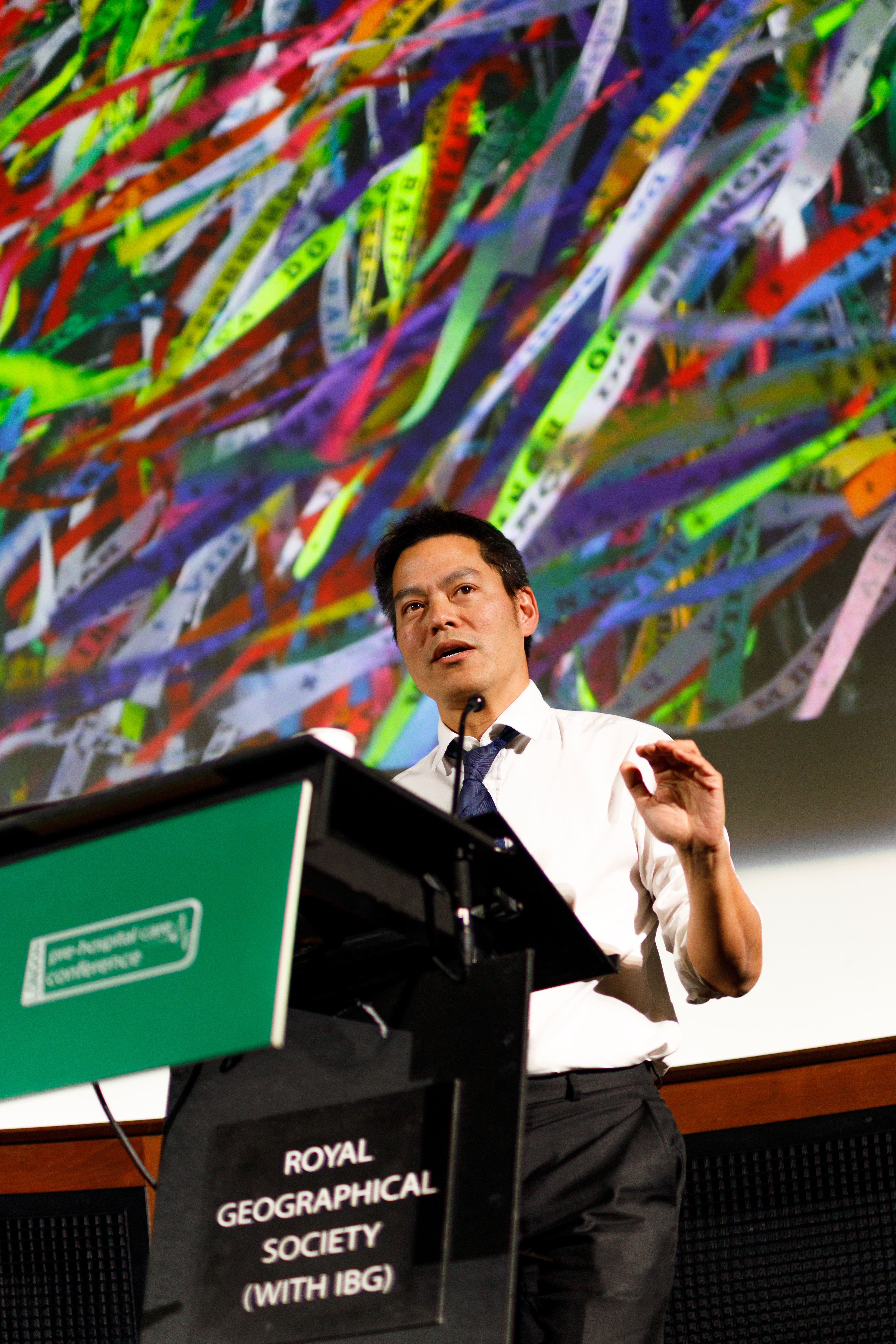 Dr Kevin Fong speaking at London Trauma Conference 2022