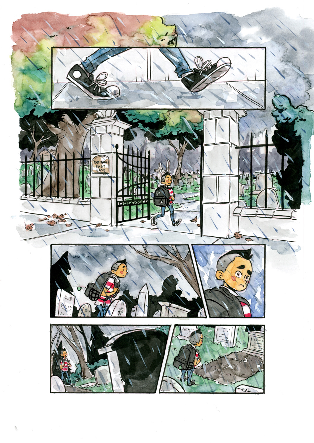Page from THE GHOUL NEXT DOOR