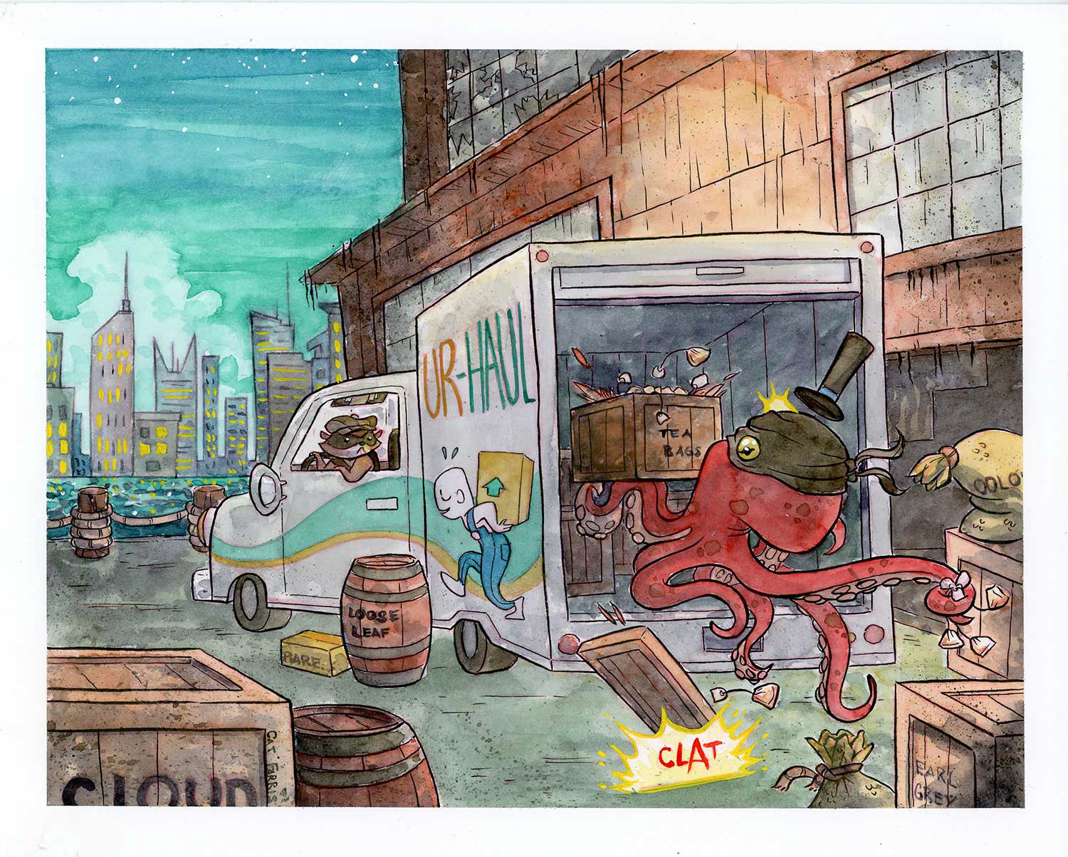 A tea heist