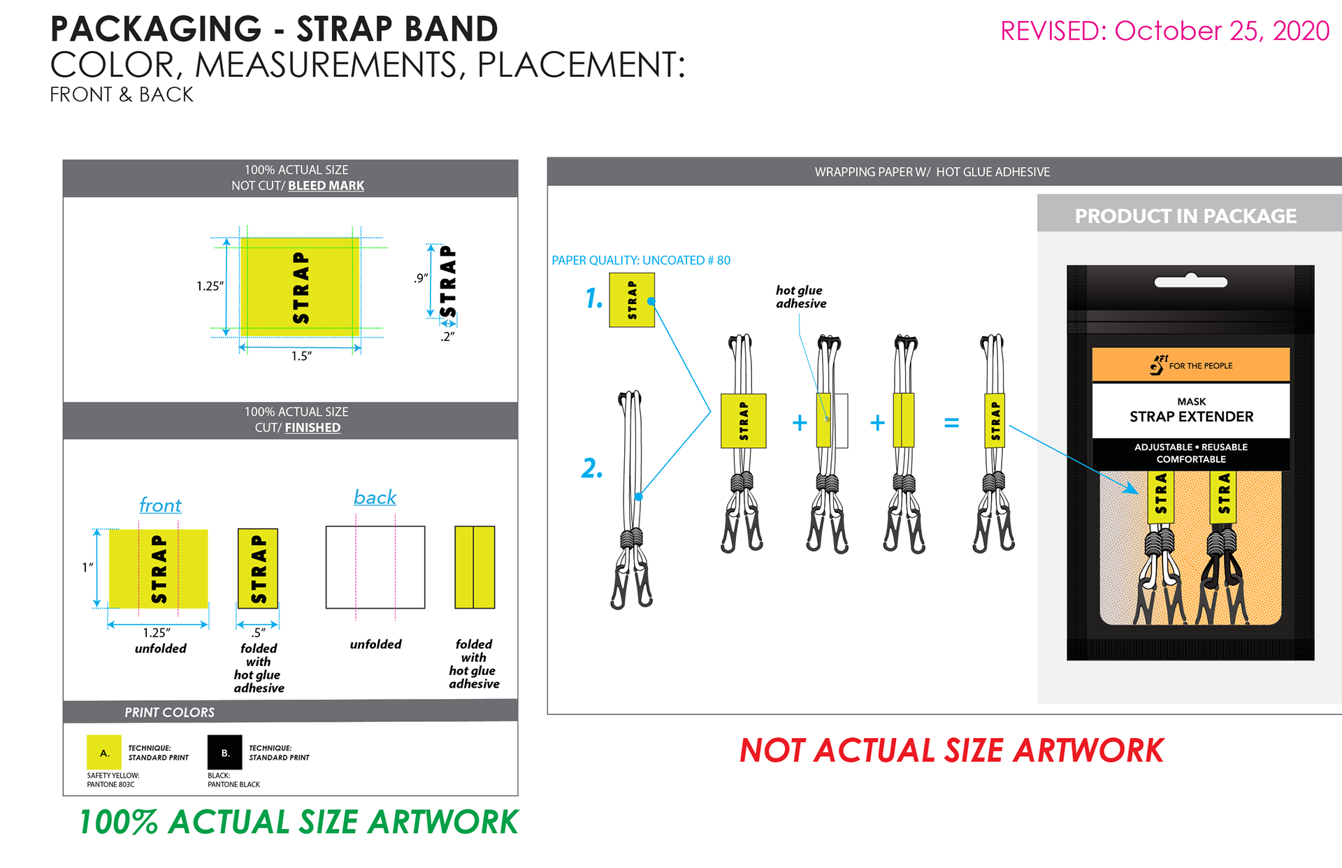 Product & Packaging Design - Tech Pack Layout 4