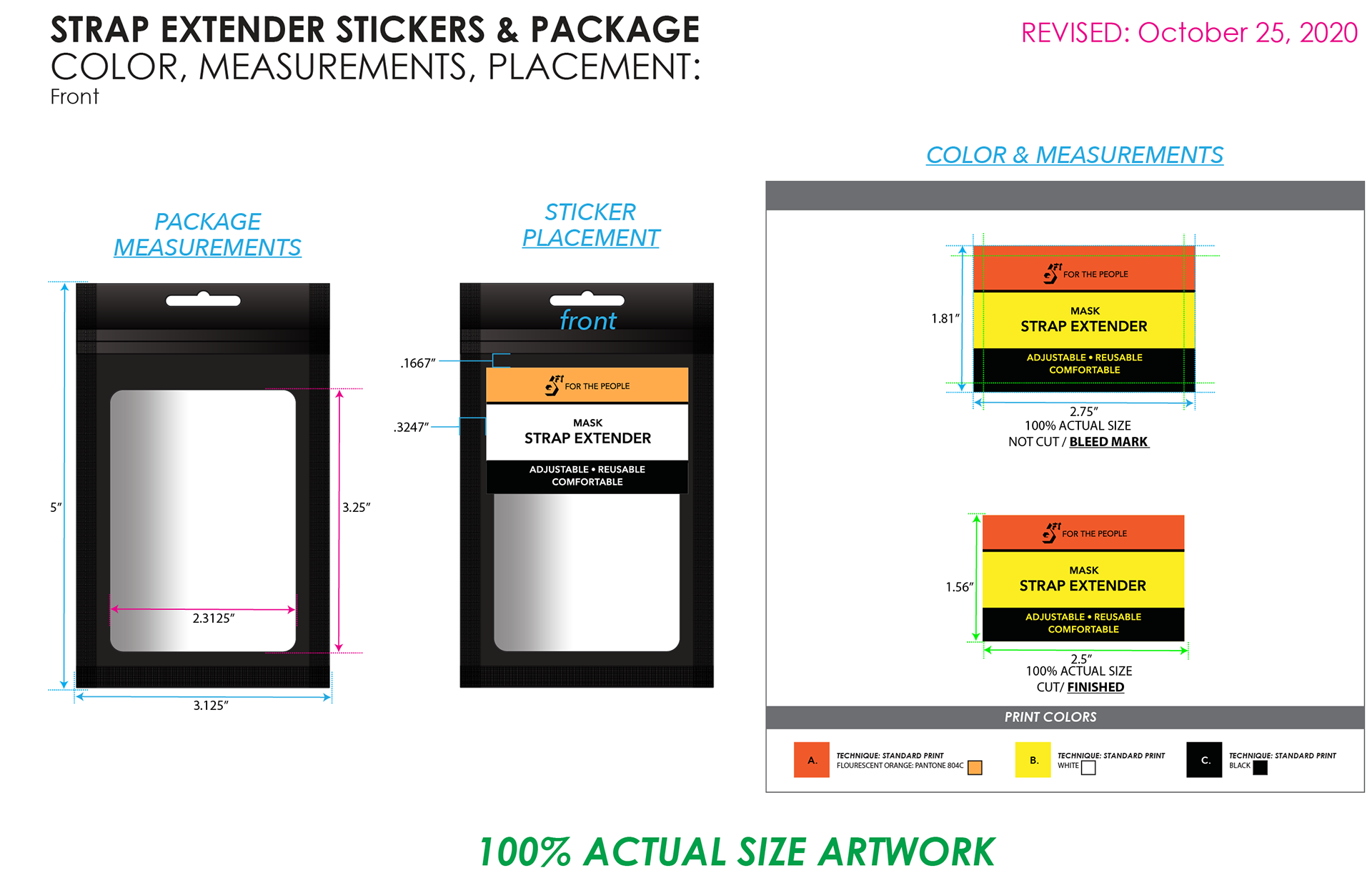Packaging Design - Tech Pack Layout 2