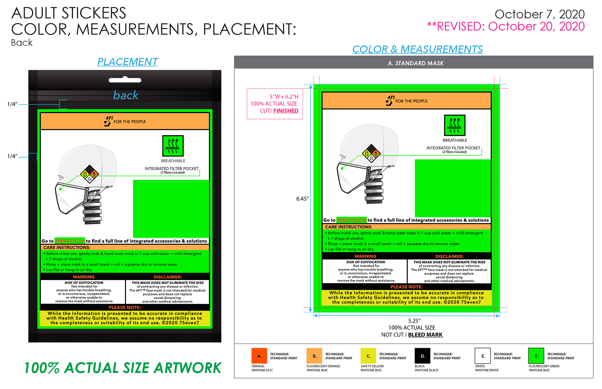 Product & Packaging Design • Illustration - Tech Pack Layout 3