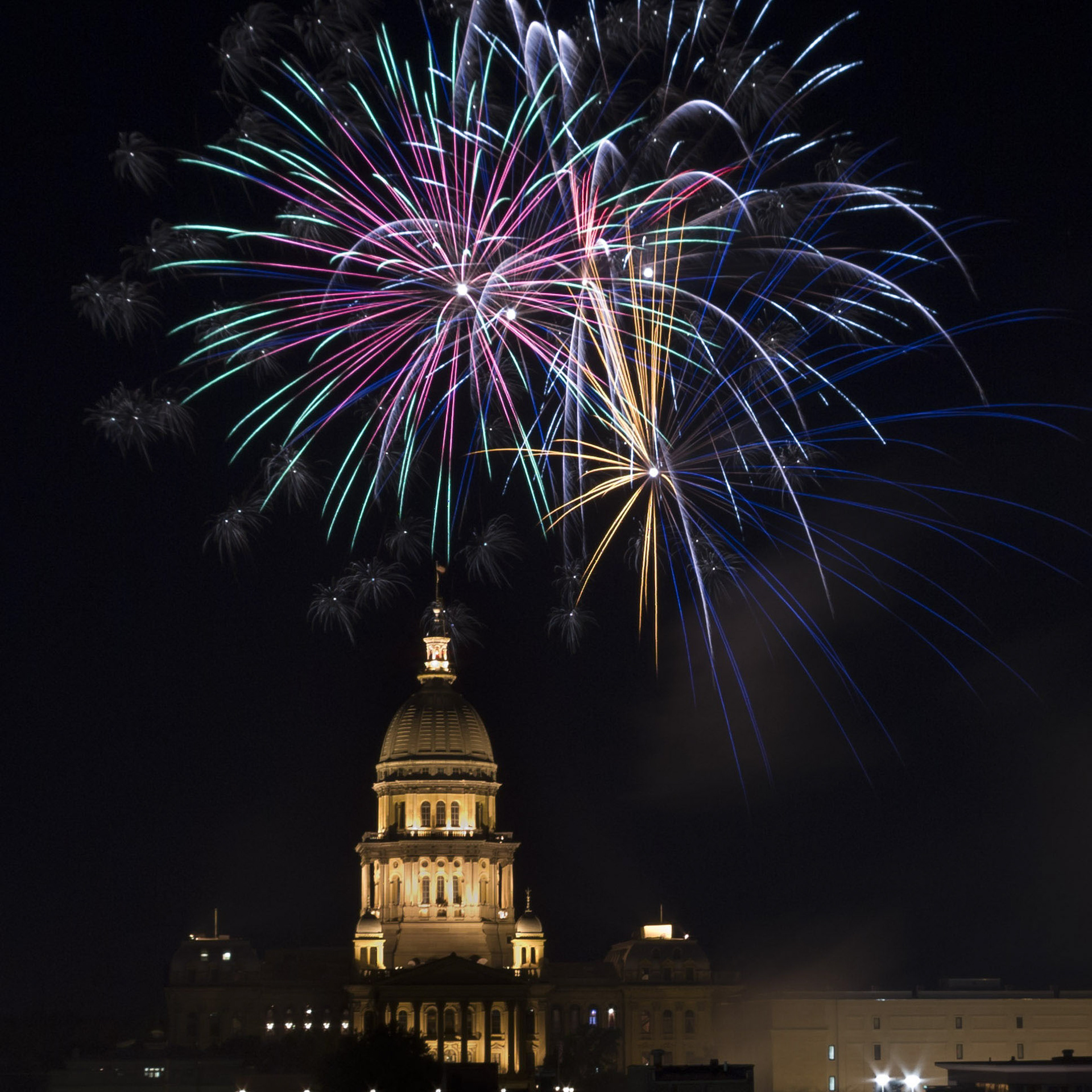 4th of July at Illinois Capitol