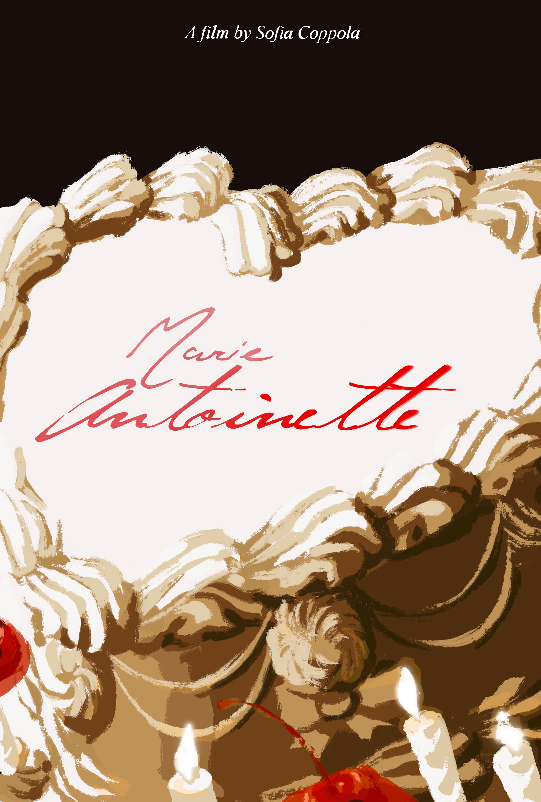 My version of Sofia Coppola's Marie Antoinette (2006) movie poster