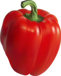 Gradient Mesh Pepper