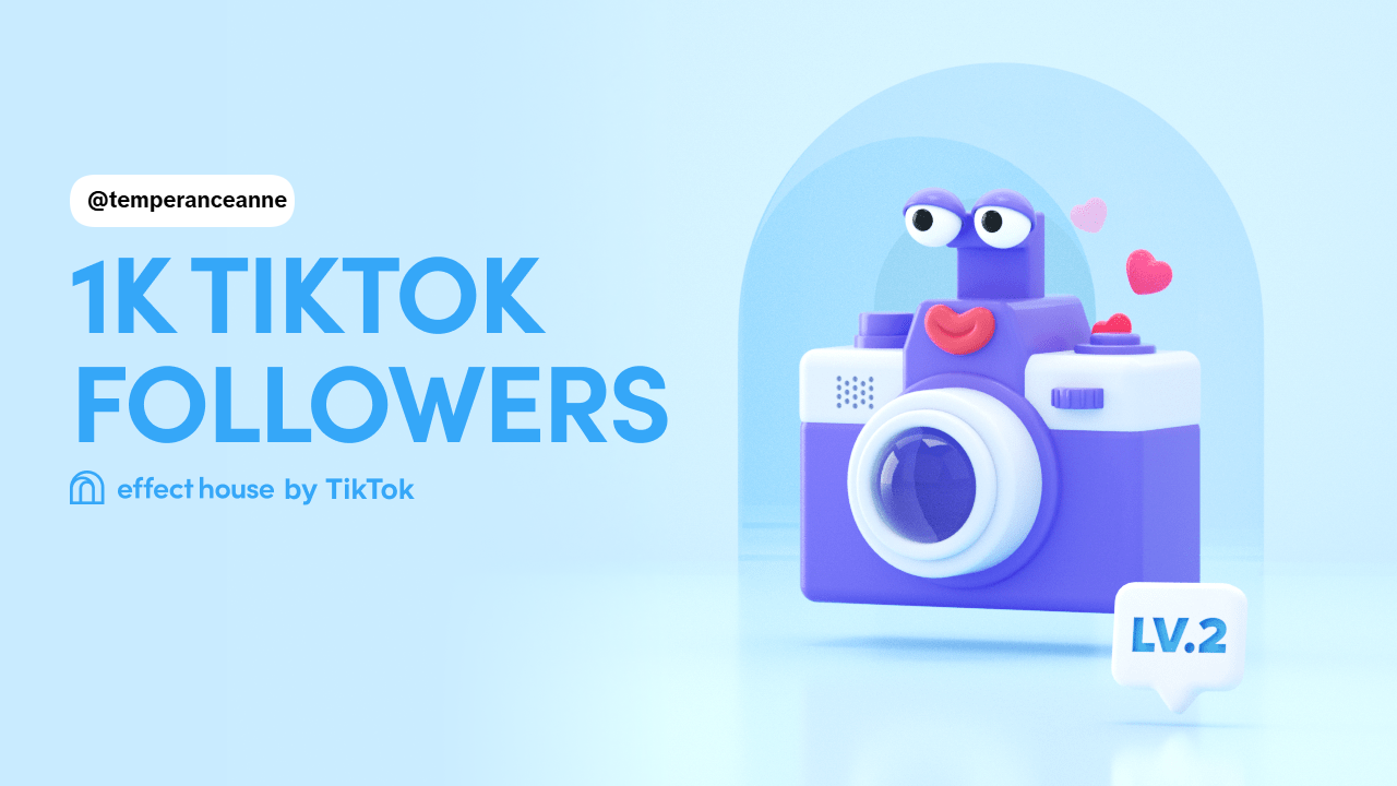 1k TIKTok followers