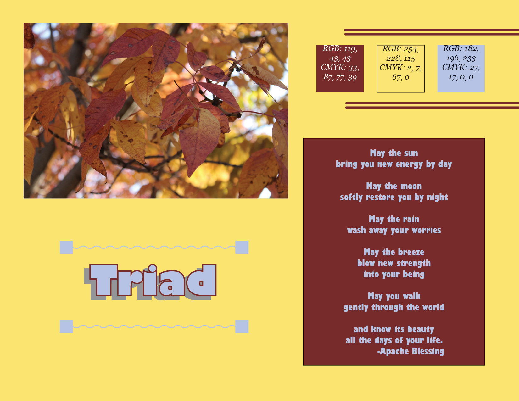 Triad color swatch