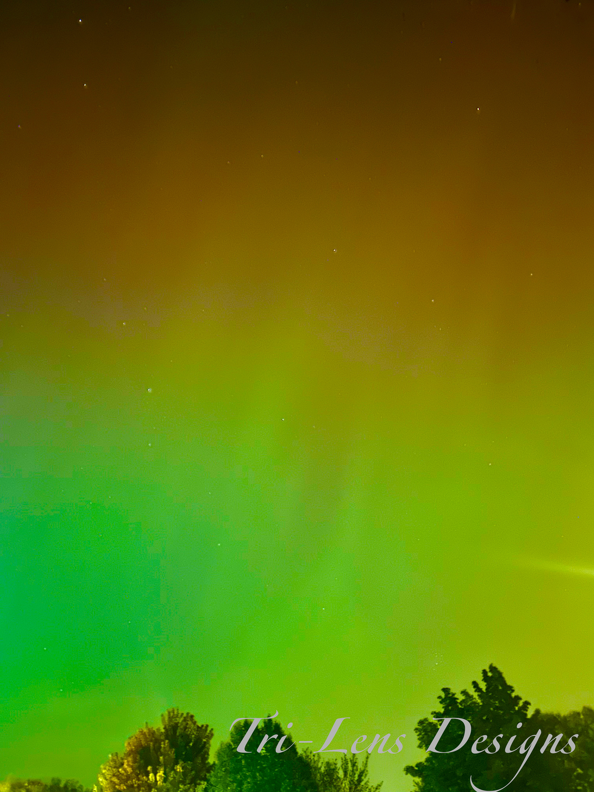 Northern lights St Peter MN in town