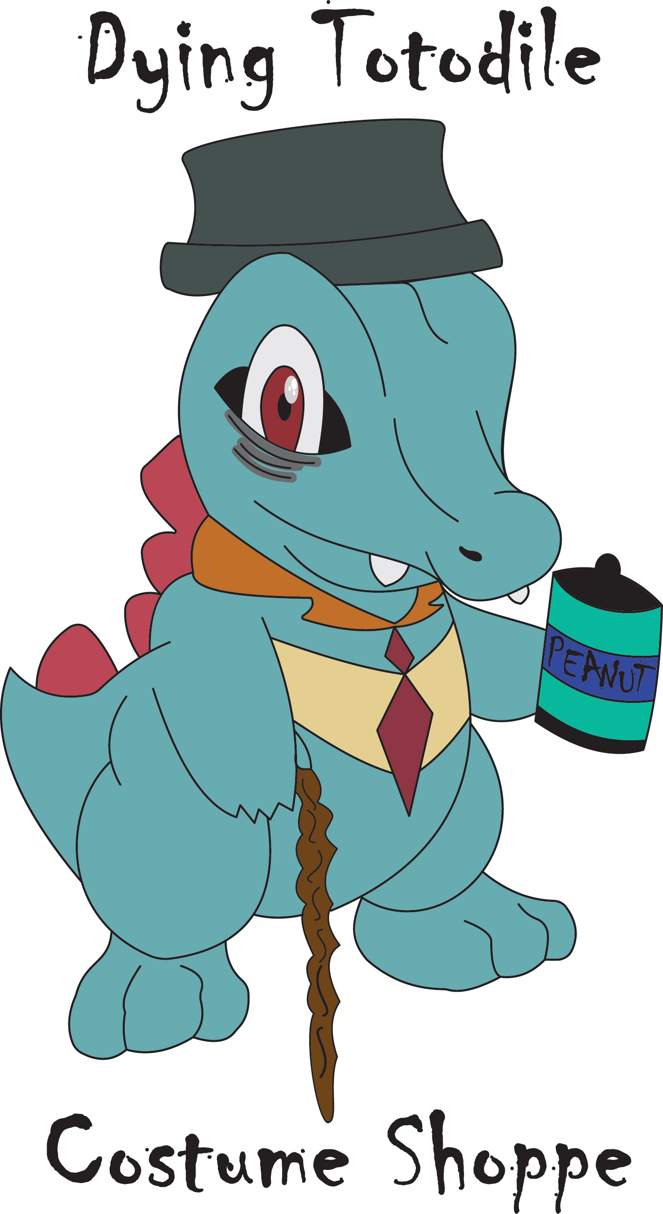 Dying Totodile Costume Shoppe