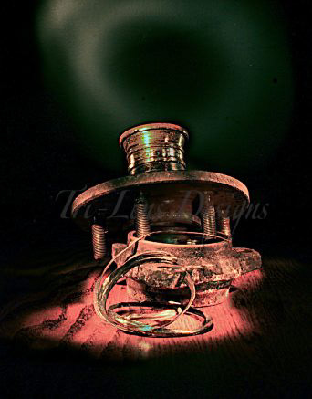 Wheel bearing using light painting photography