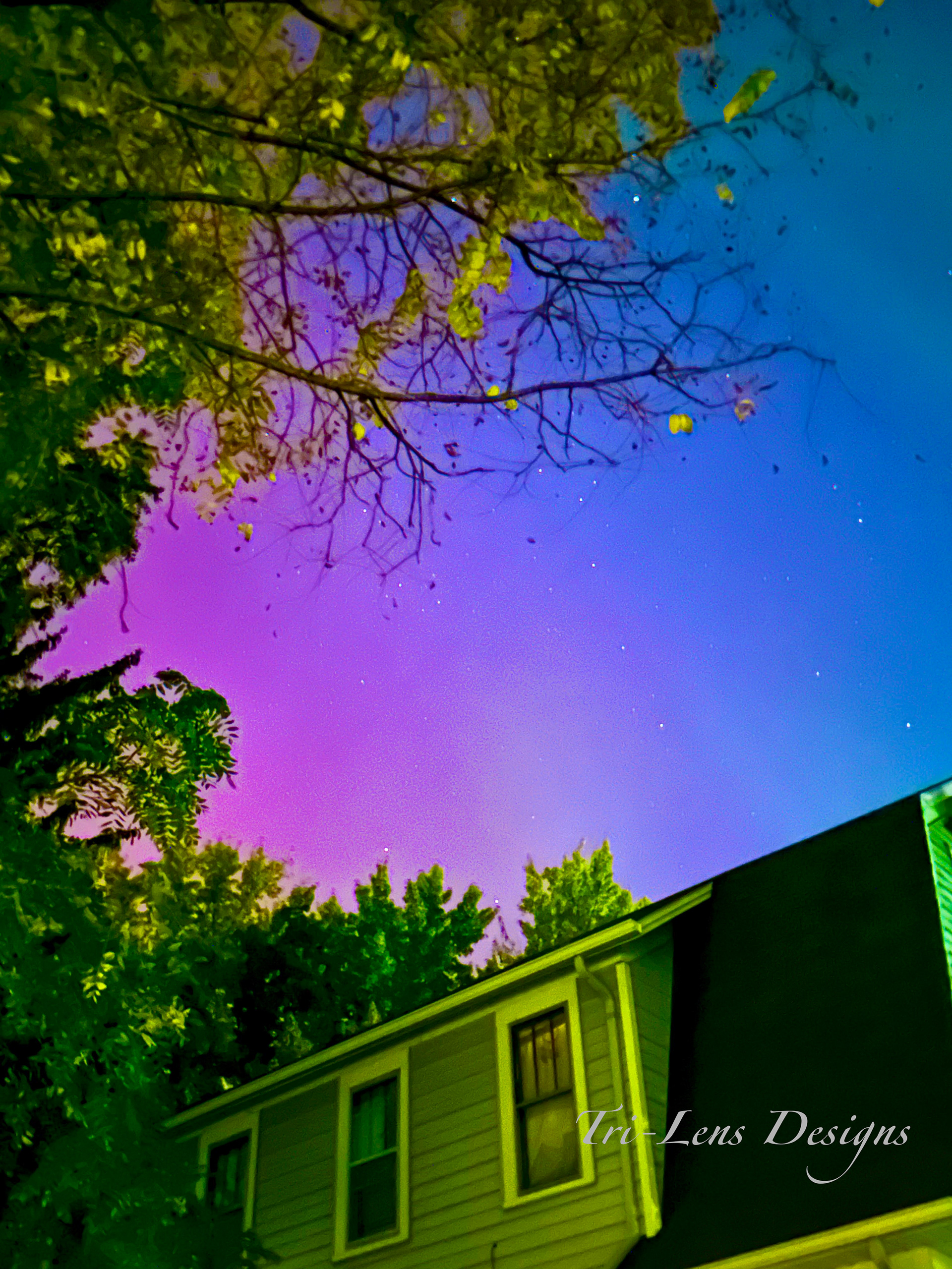 Northern lights St Peter MN in town