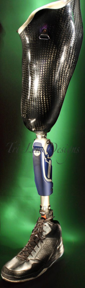 AKA prosthetic using Light Painting Photography