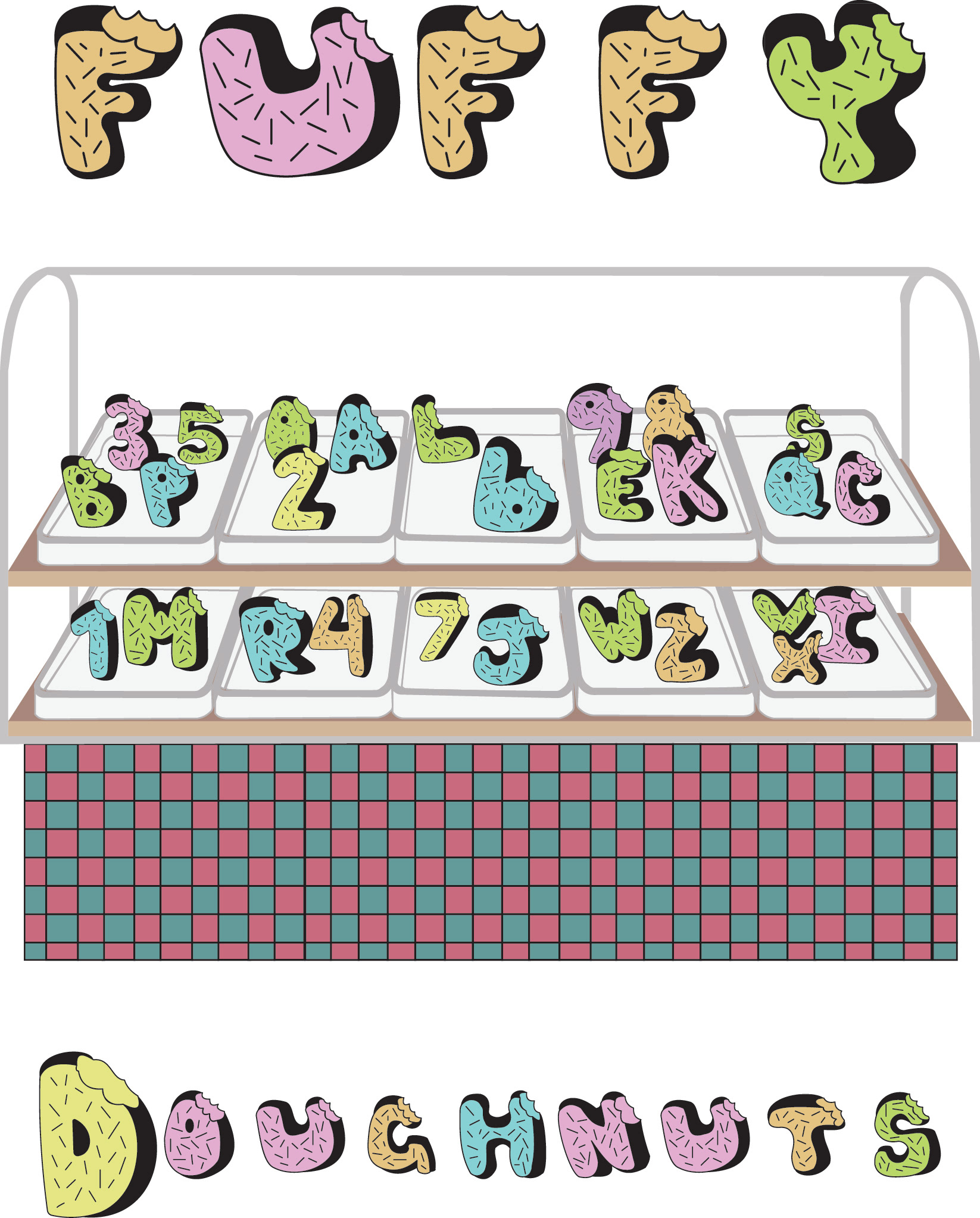 Fluffy Doughnuts Font