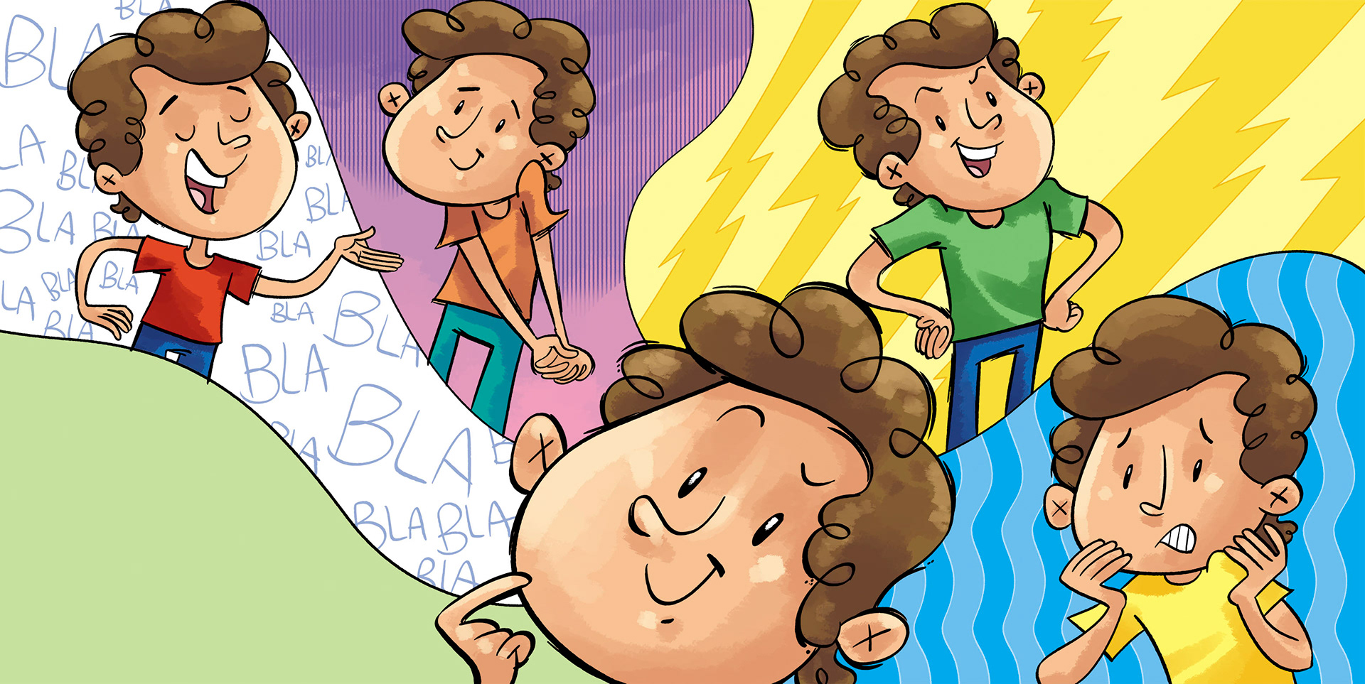 Arte produzida para a Editora Cidadania. Todos os direitos reservados. Desenho e cores Caio Boracini, arte final Laercio Lima