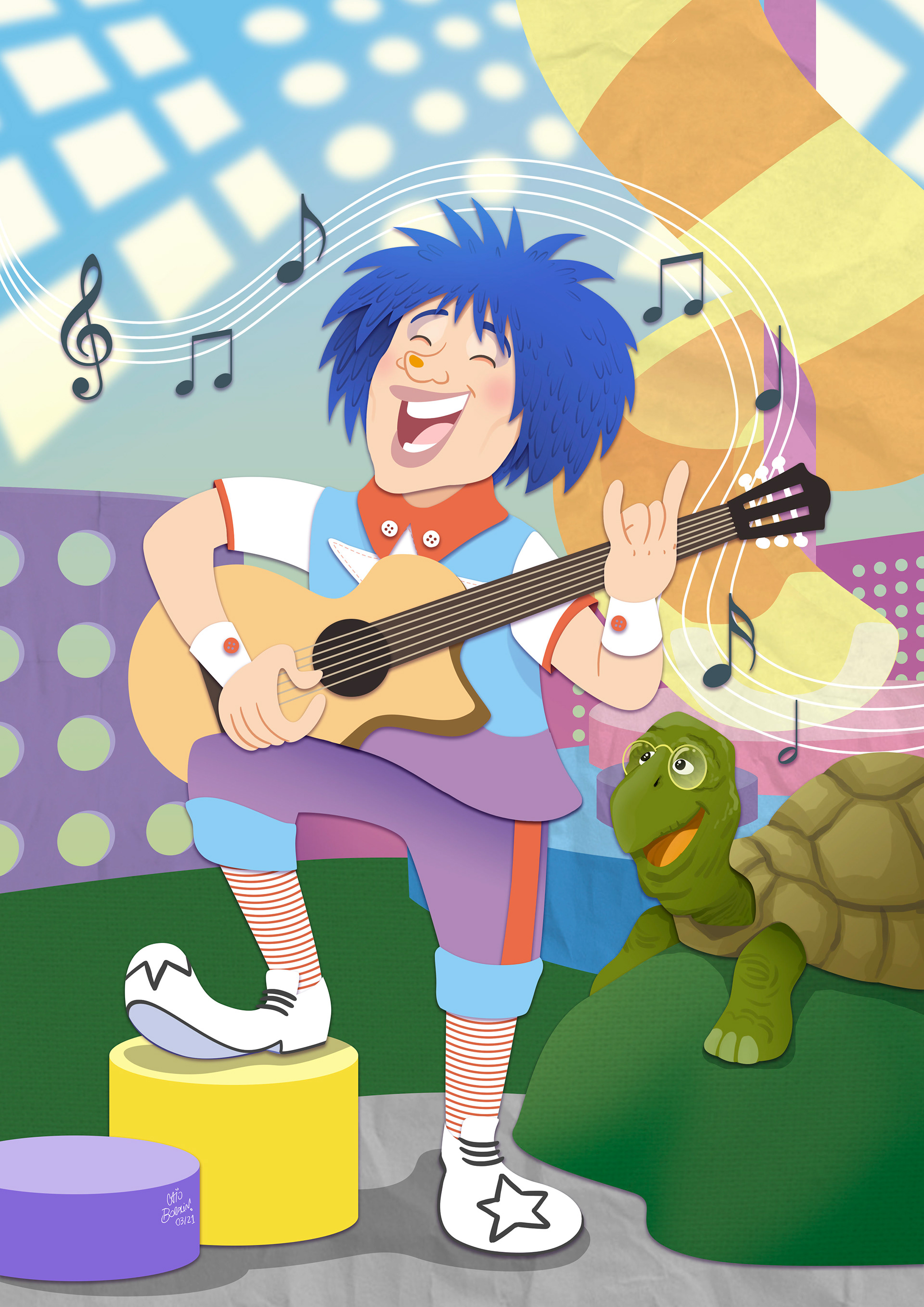 Teobaldo - personagem do Quintal da Cultura