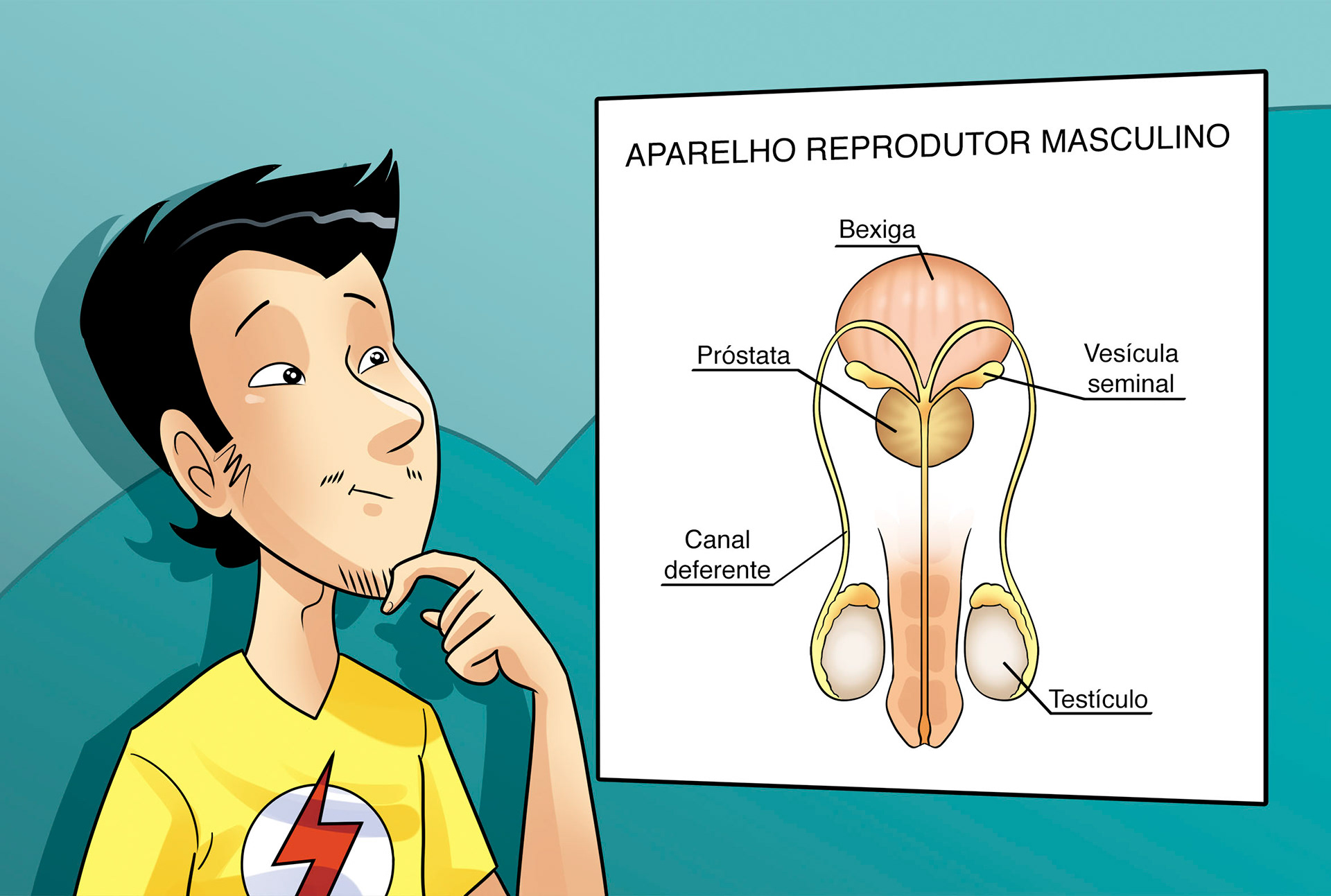 Arte produzida para a Editora Cidadania. Todos os direitos reservados. Desenho e cores Caio Boracini, arte final Laercio Lima