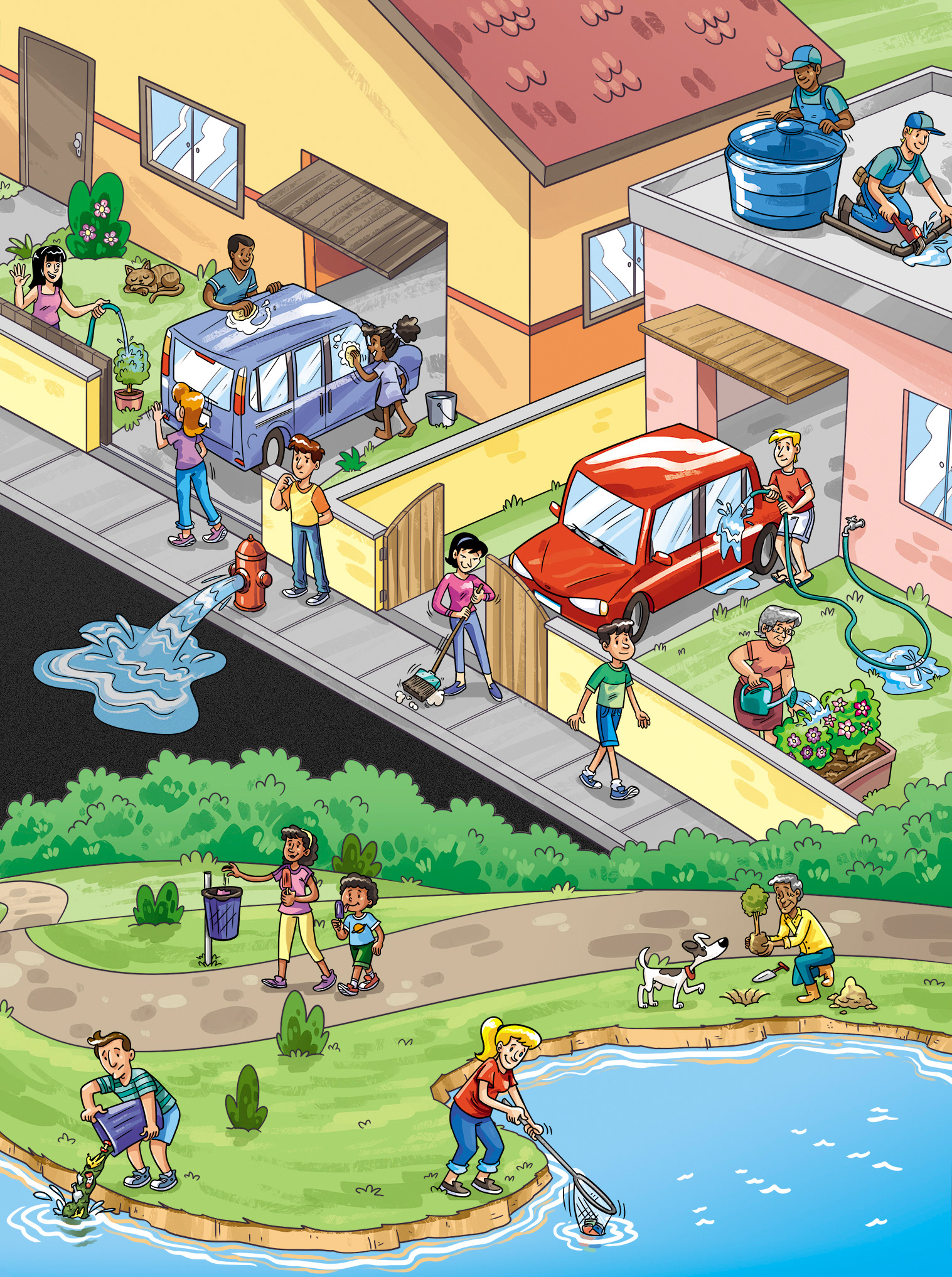 Ilustração feita para a editora Casa Publicadora Brasileira