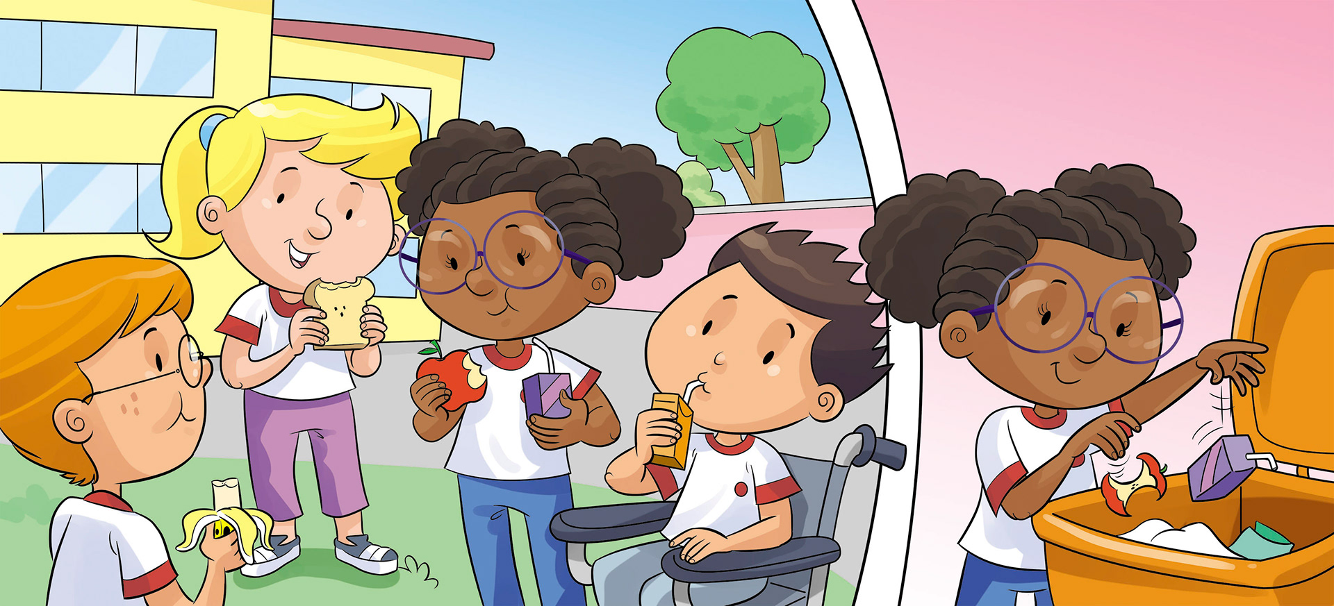 Arte produzida para a Editora Cidadania. Todos os direitos reservados. Desenho e cores Caio Boracini, arte final Laercio Lima