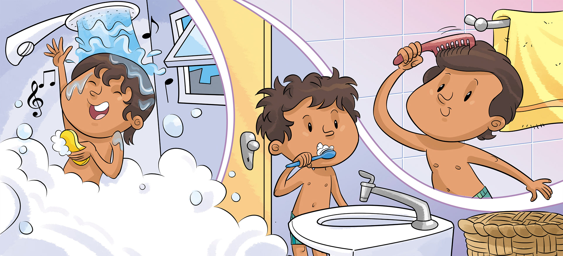 Arte produzida para a Editora Cidadania. Todos os direitos reservados. Desenho e cores Caio Boracini, arte final Laercio Lima