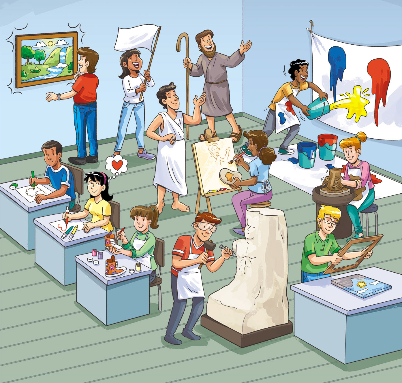 Ilustração feita para a editora Casa Publicadora Brasileira