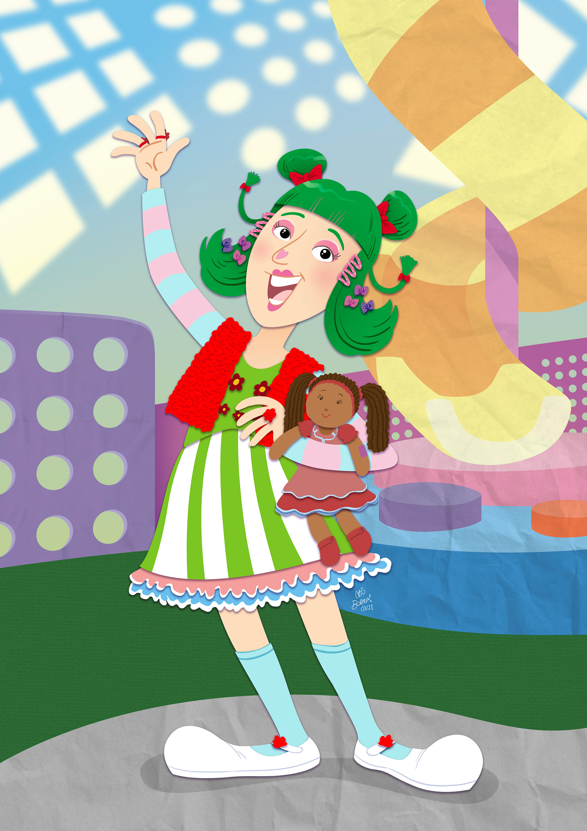 Doroteia - personagem do Quintal da Cultura