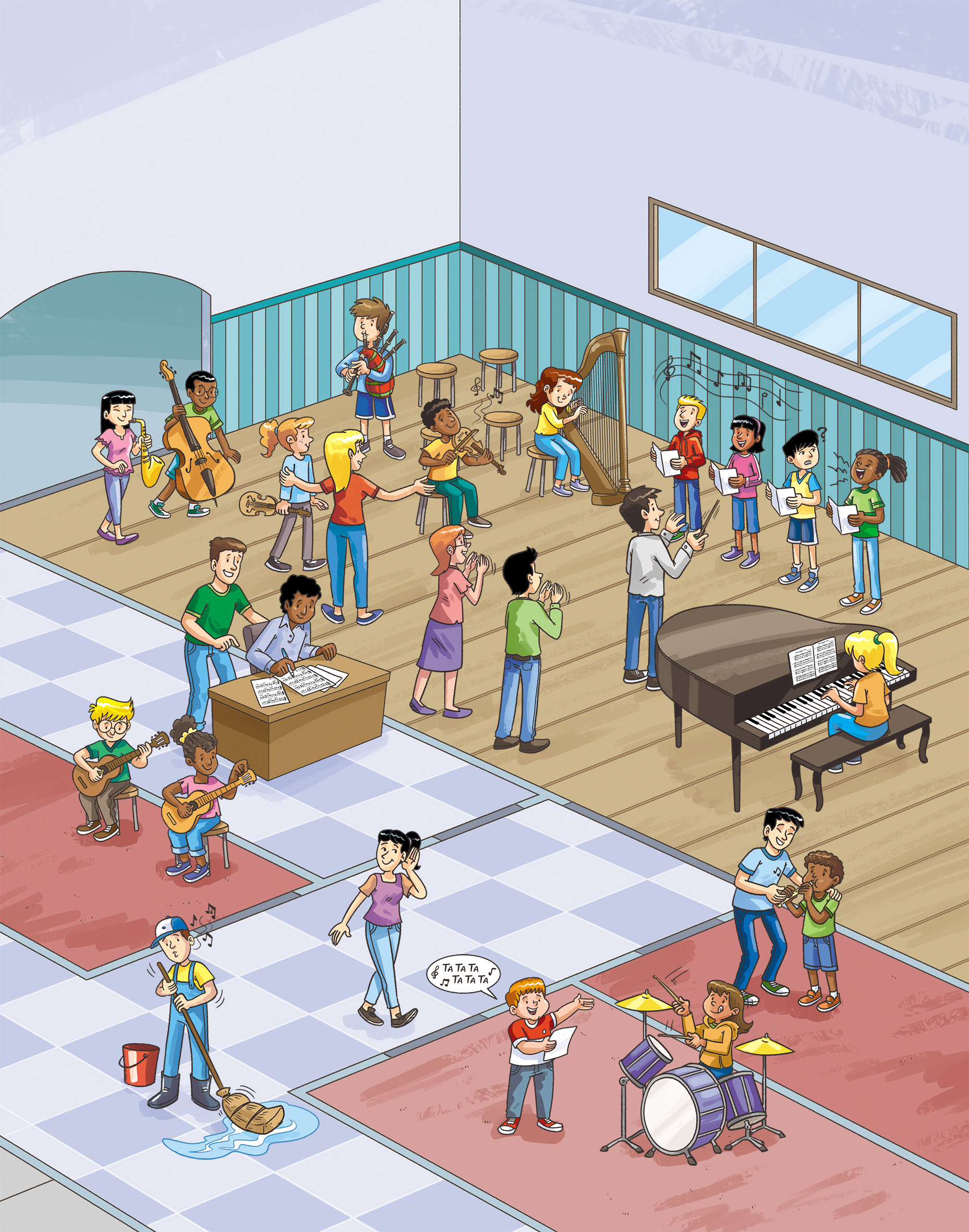 Ilustração feita para a editora Casa Publicadora Brasileira