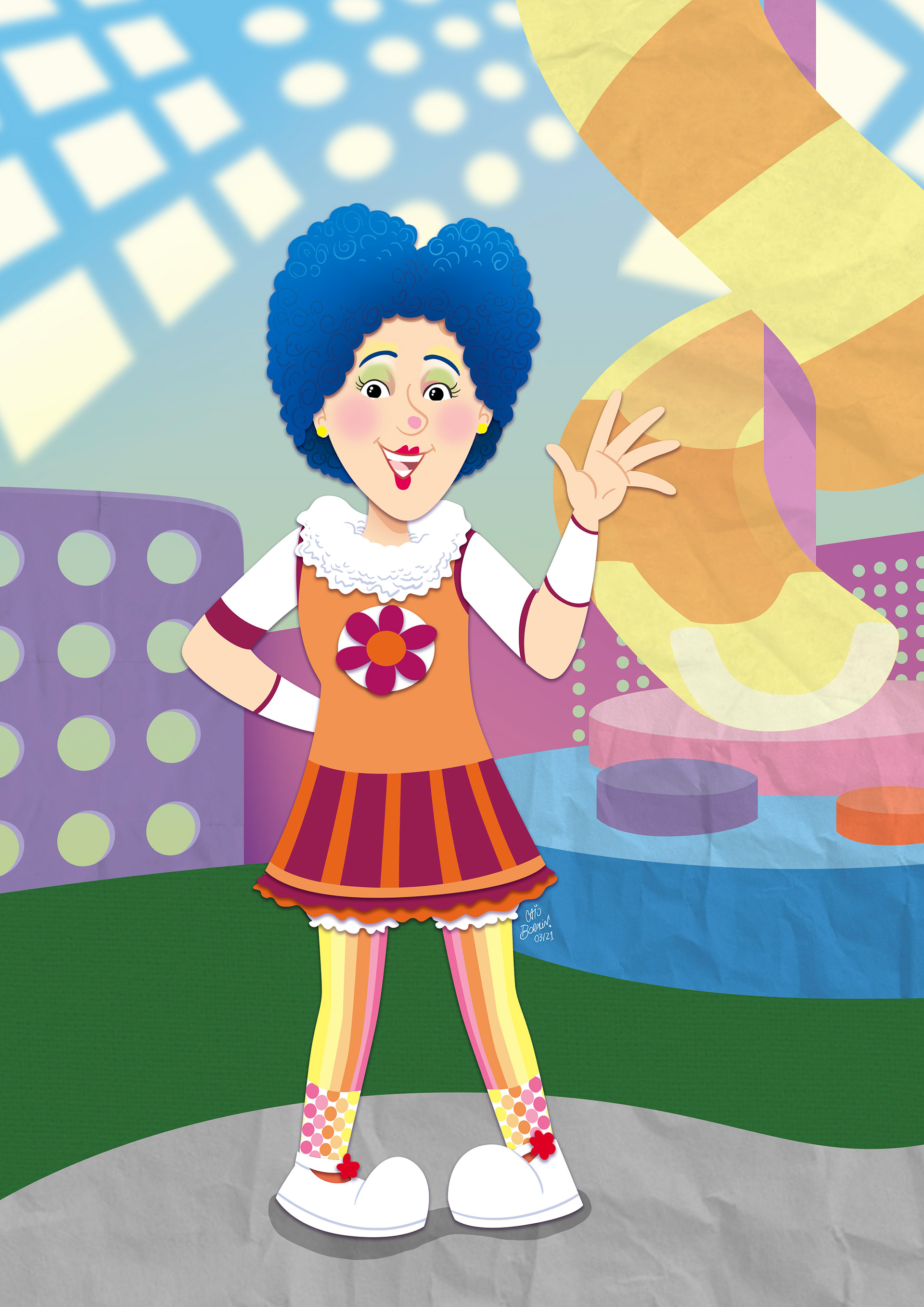 Filomena  - personagem do Quintal da Cultura
