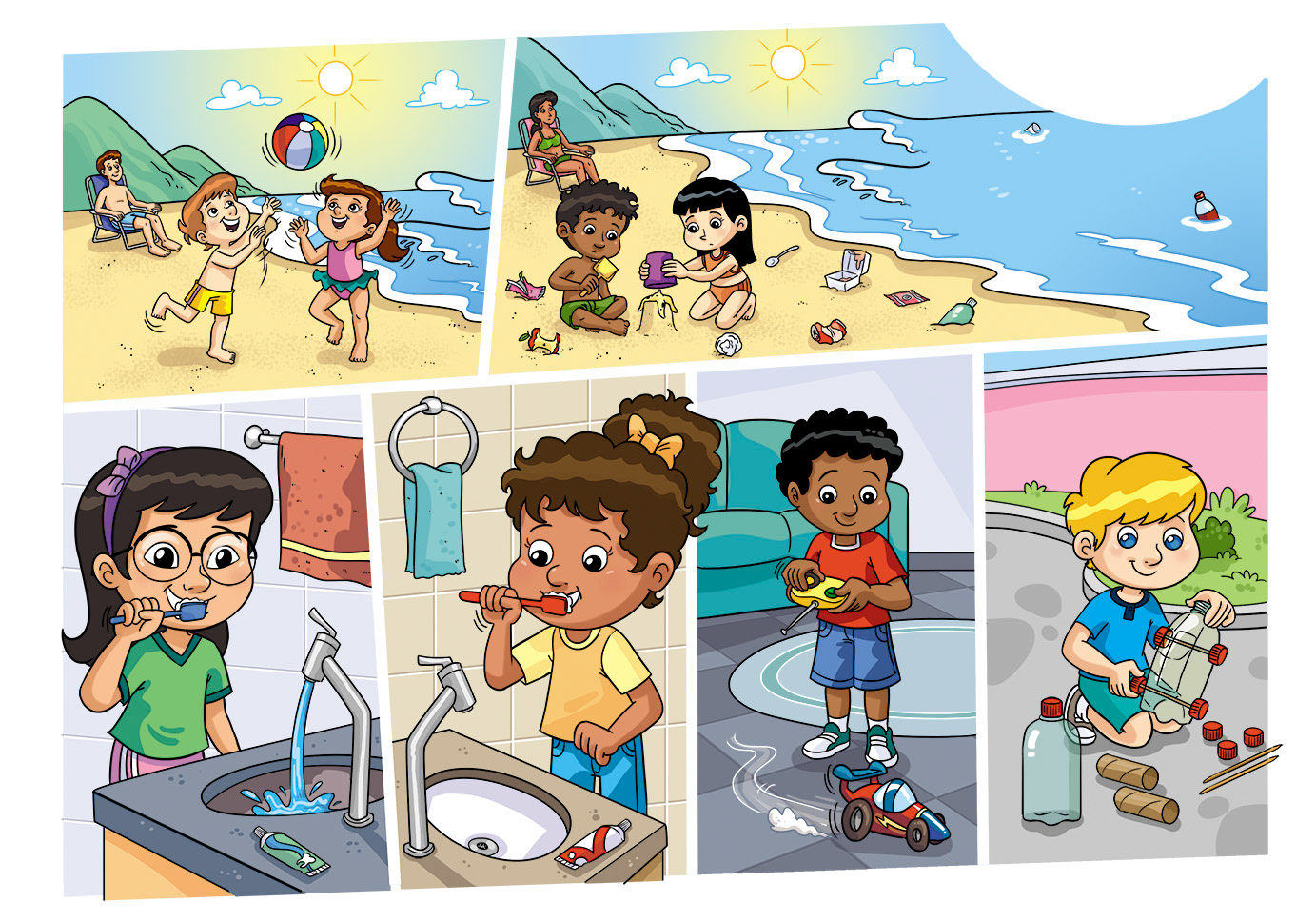 Ilustração feita para a editora Casa Publicadora Brasileira