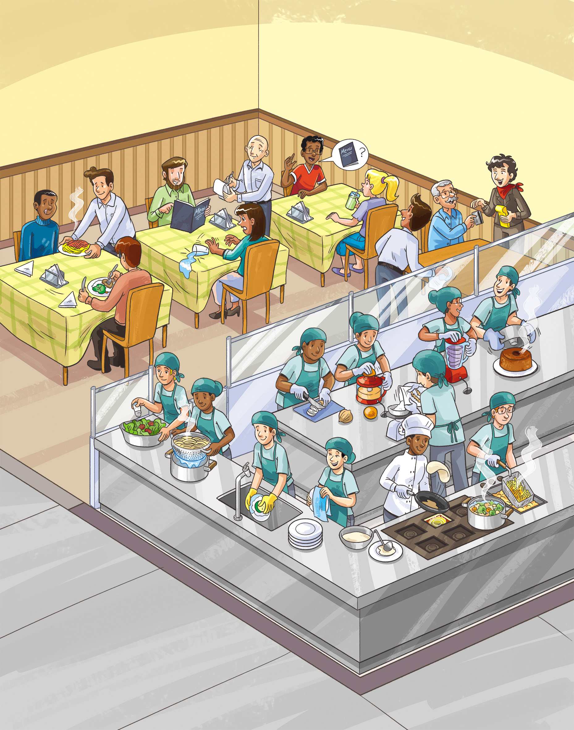 Ilustração feita para a editora Casa Publicadora Brasileira