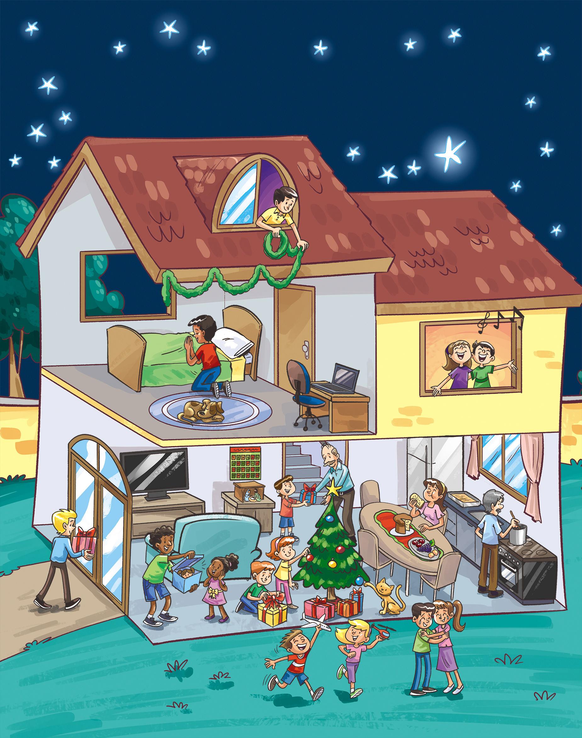 Ilustração feita para a editora Casa Publicadora Brasileira