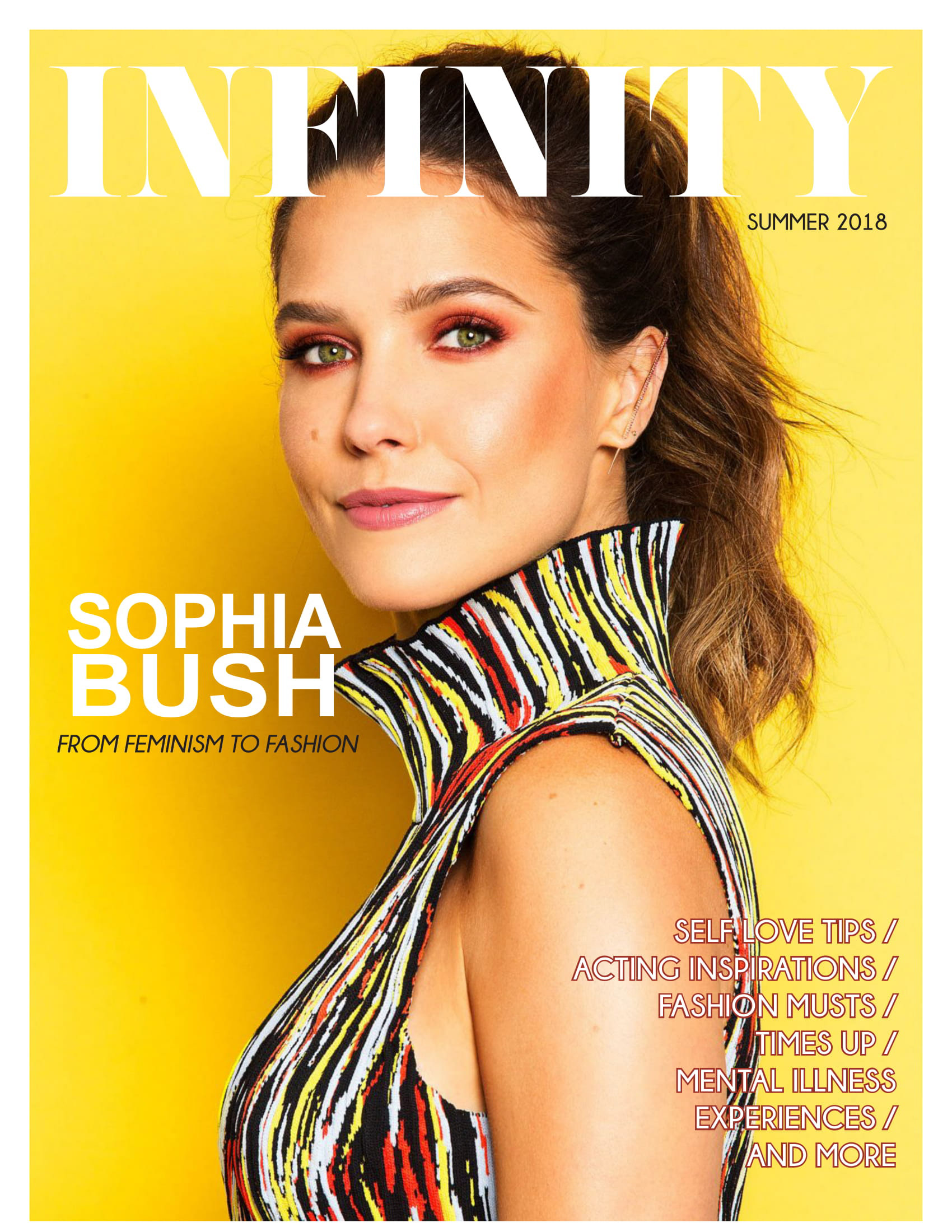MAGAZINE COVER : Tasked to use Adobe InDesign to create a magazine cover for a magazine to launch