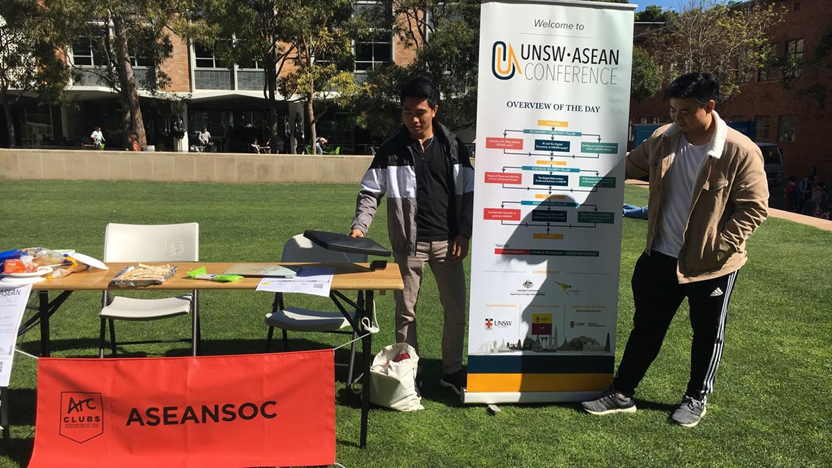 Physical Marketing campaign with banner