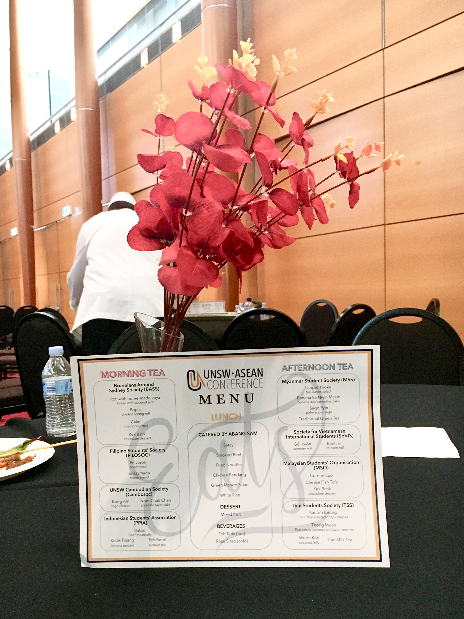 Menu design in use