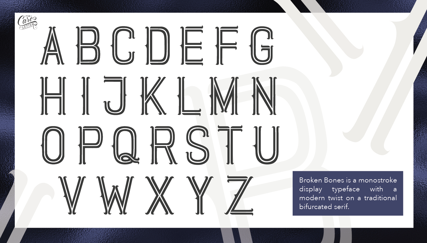 Broken Bones Typeface