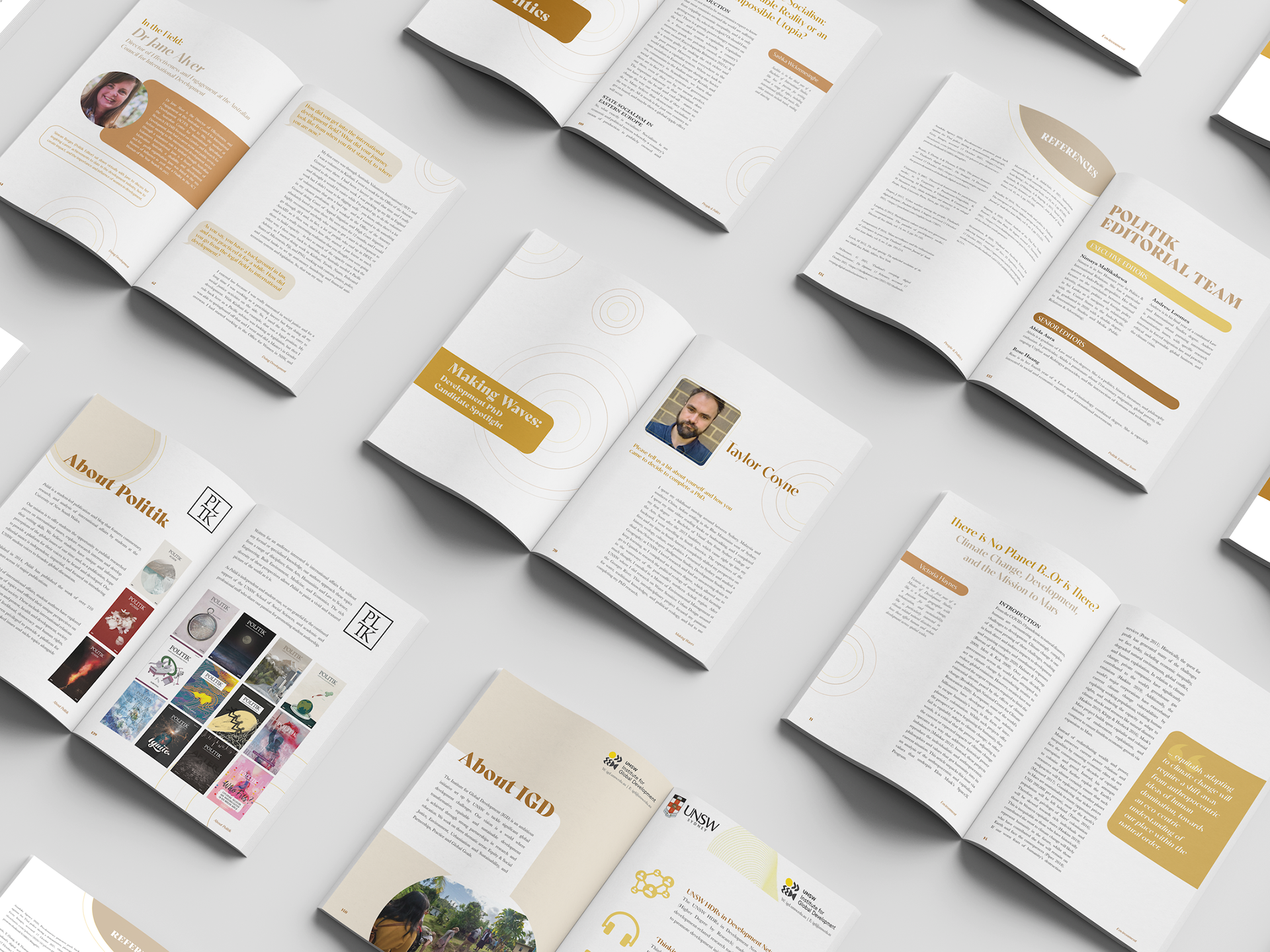 Ripple Layout Design mockup