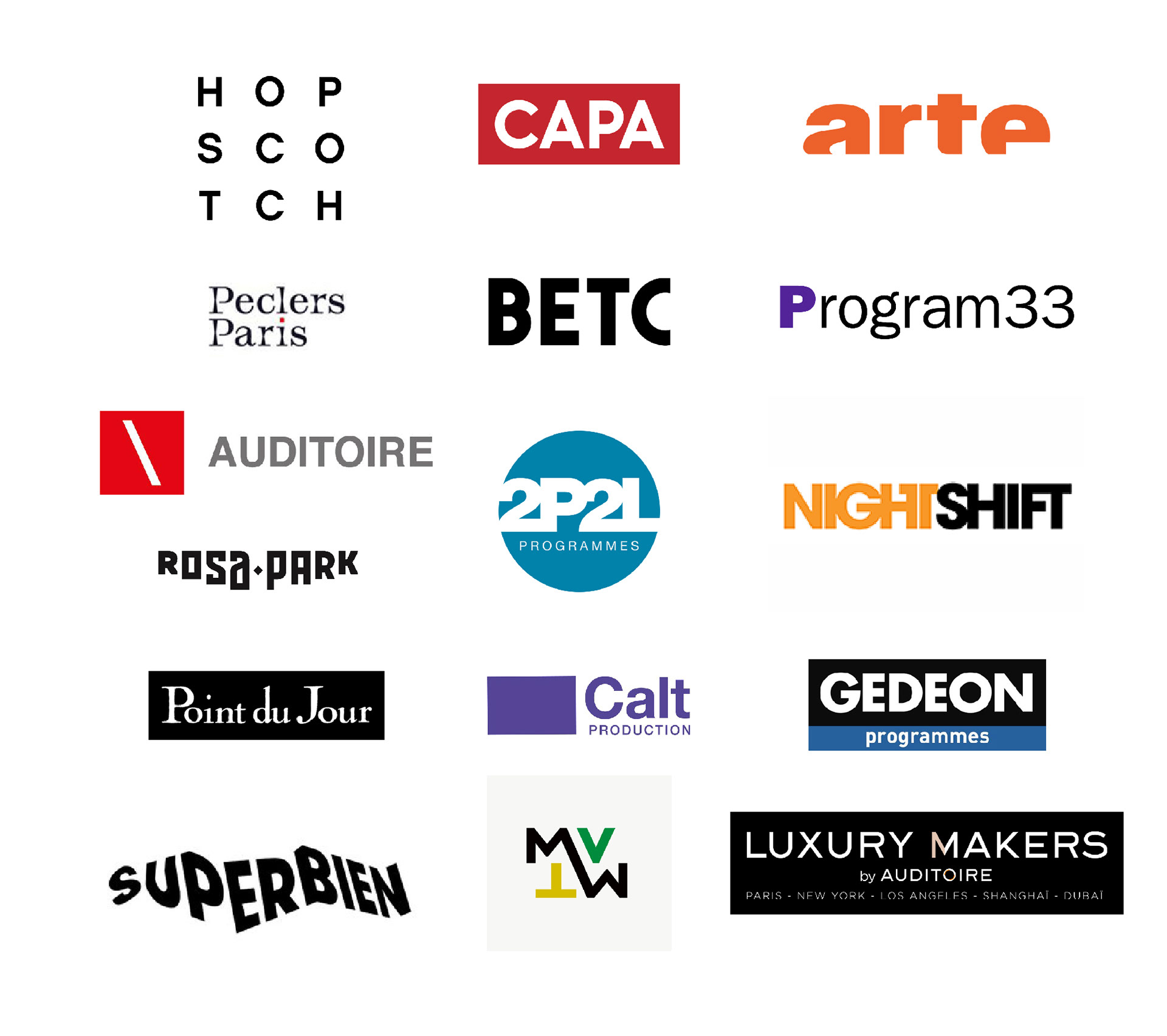 CAPA ARTE PECLERS PARIS BETC PROGRAM33 NIGHTSHIFT ROSAPARK 2P2L CALT POINT DU JOUR GEDEON PROGRAMME SUPERBIEN MOVEMENT LUXURY MAKERS