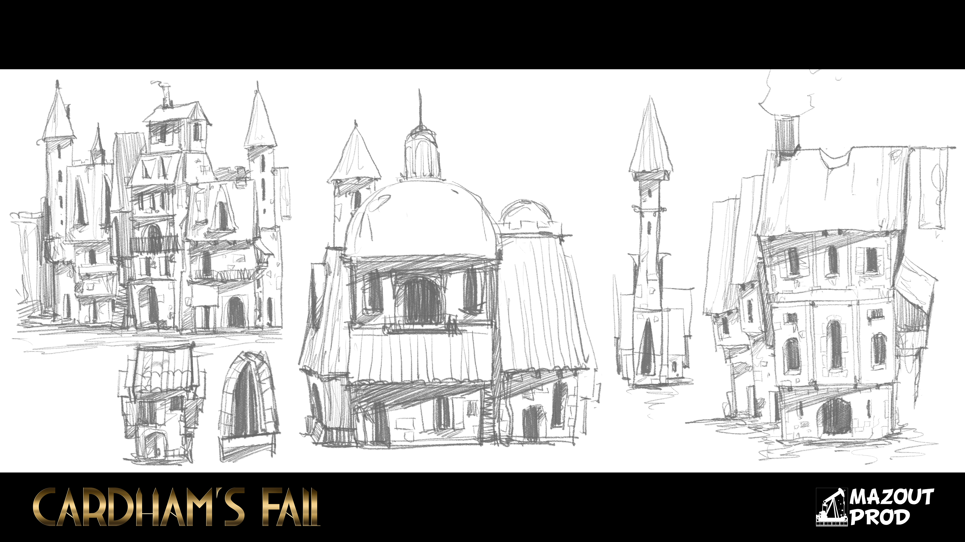 Digital Sketch / Set design exploration (2024)