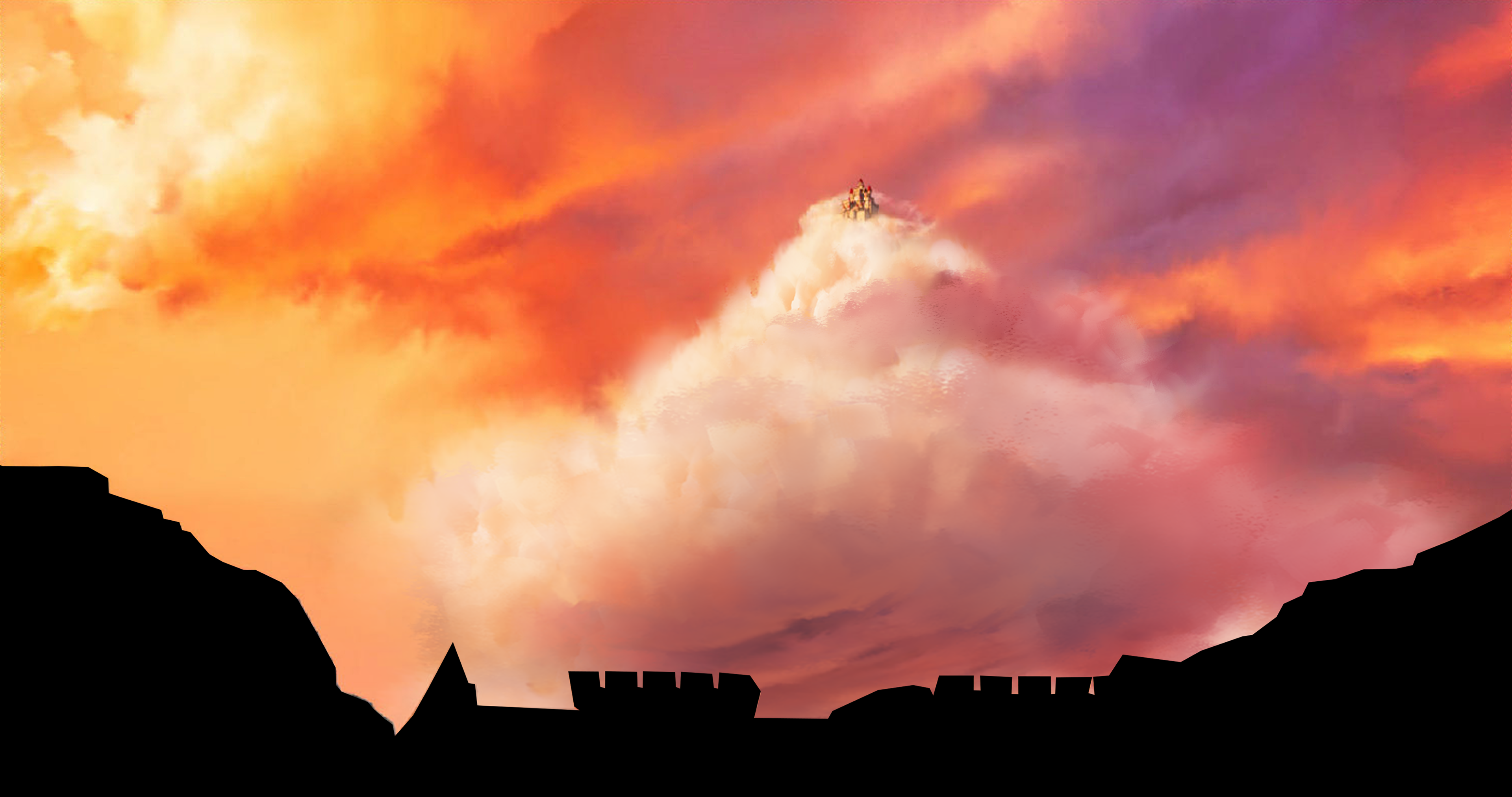 Digital Sky/Clouds Matte Painting (2023)