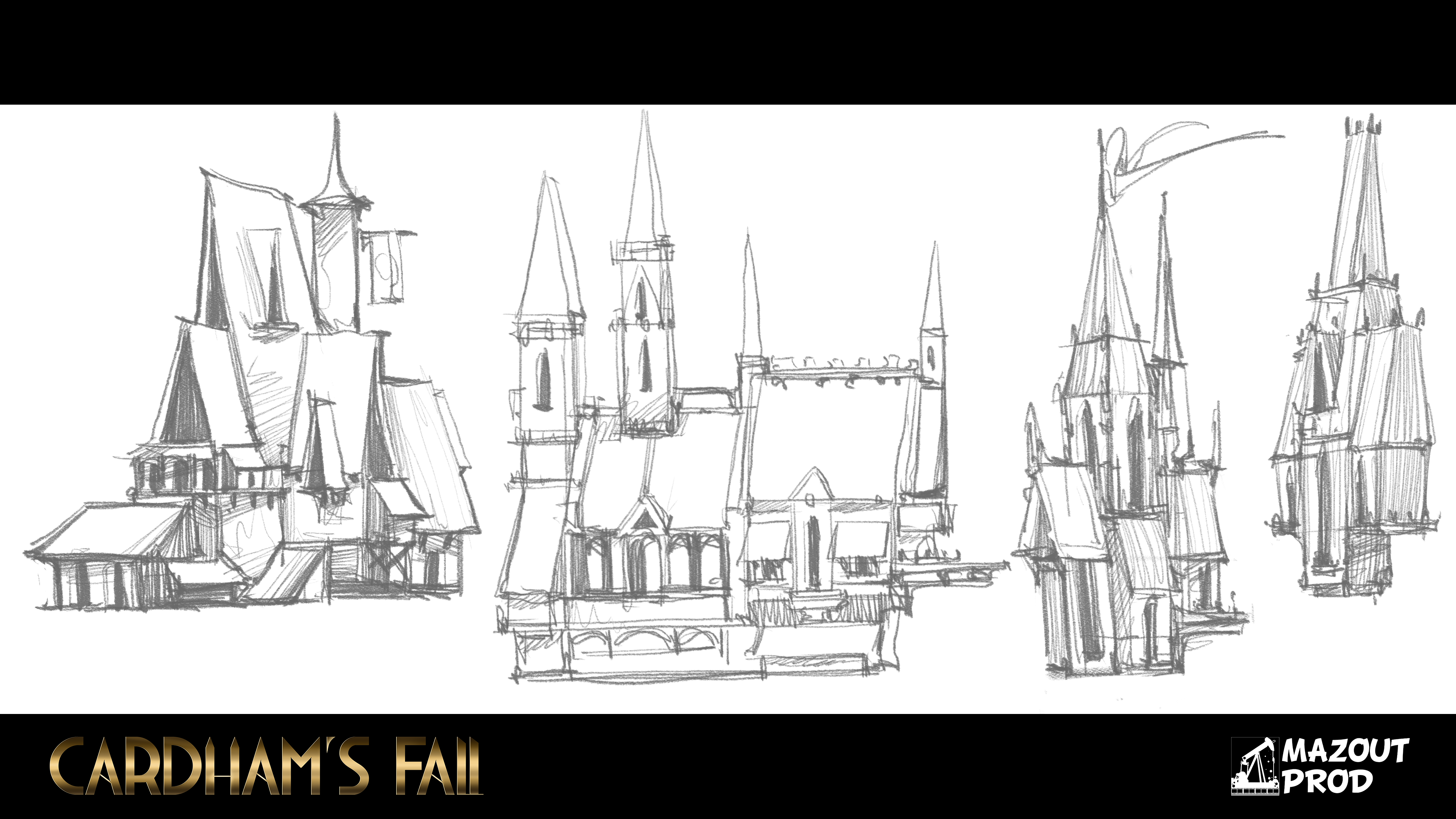 Digital Sketch / Set design exploration (2024)