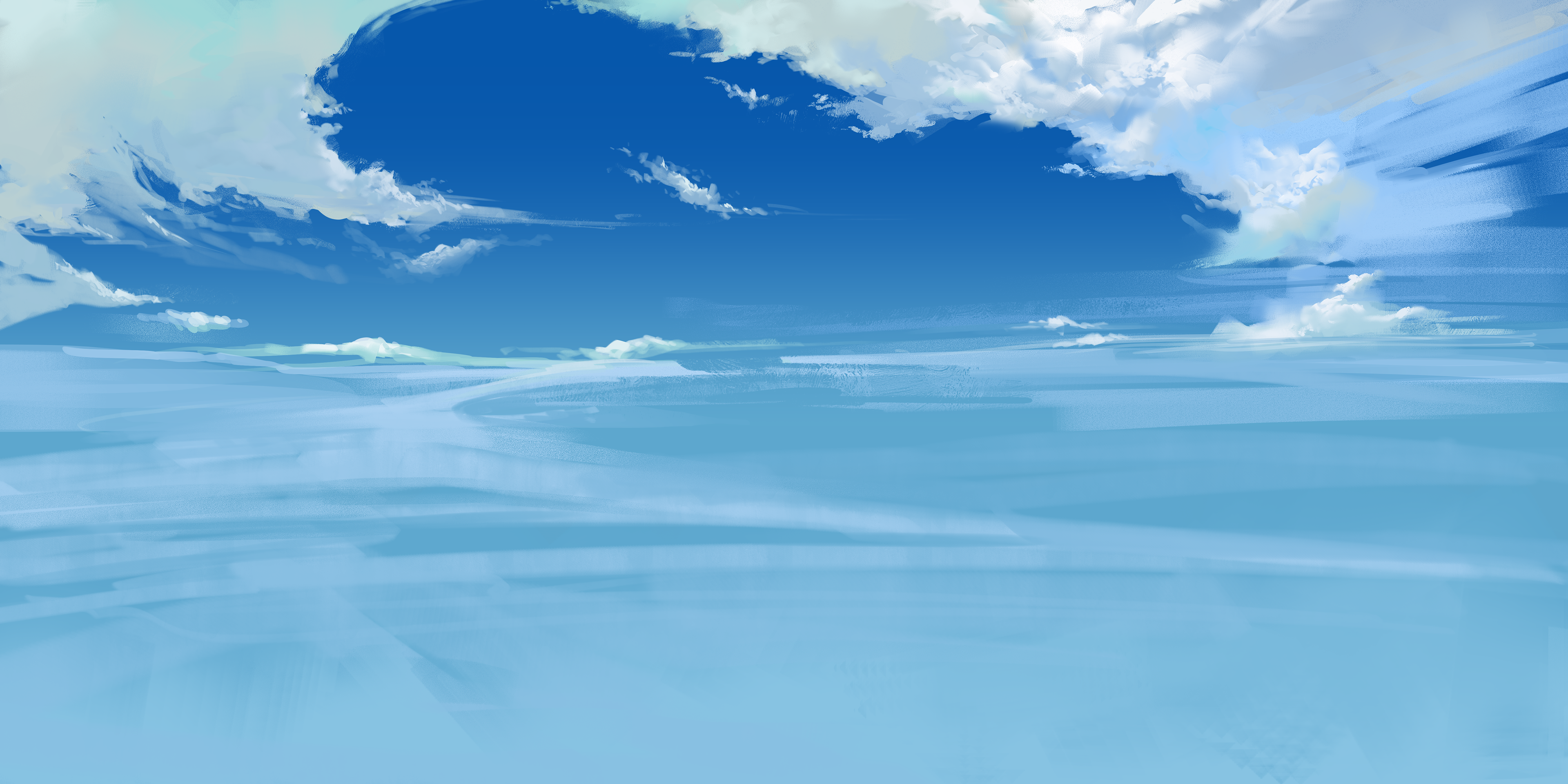 Digital Sky/Clouds Matte Painting (2023)