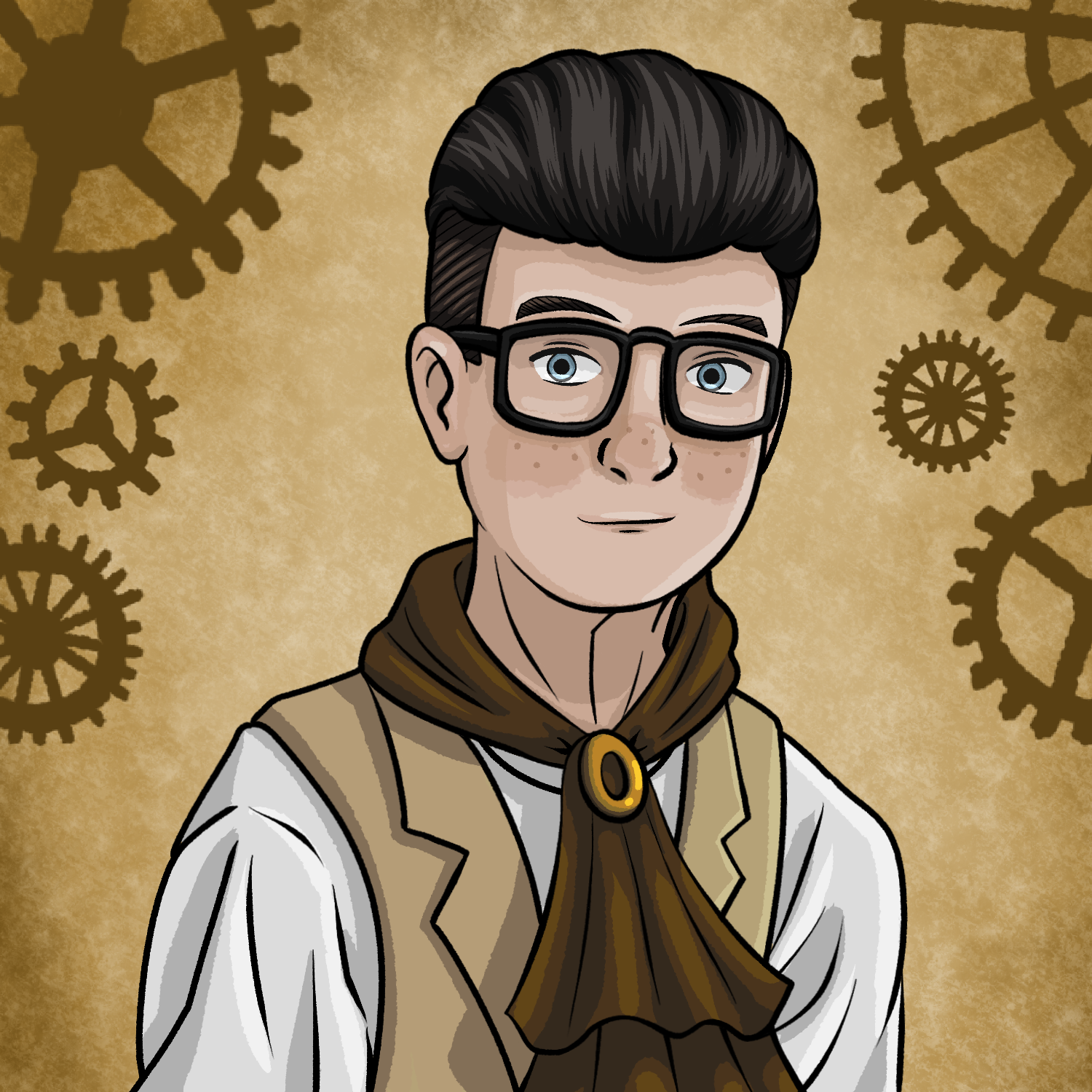 "Selbstportrait mit Halskrause", CSP
