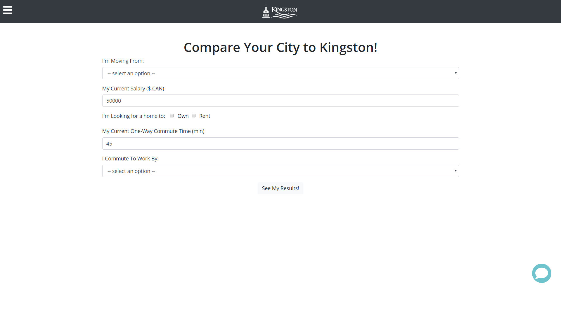 Cost of living calculator