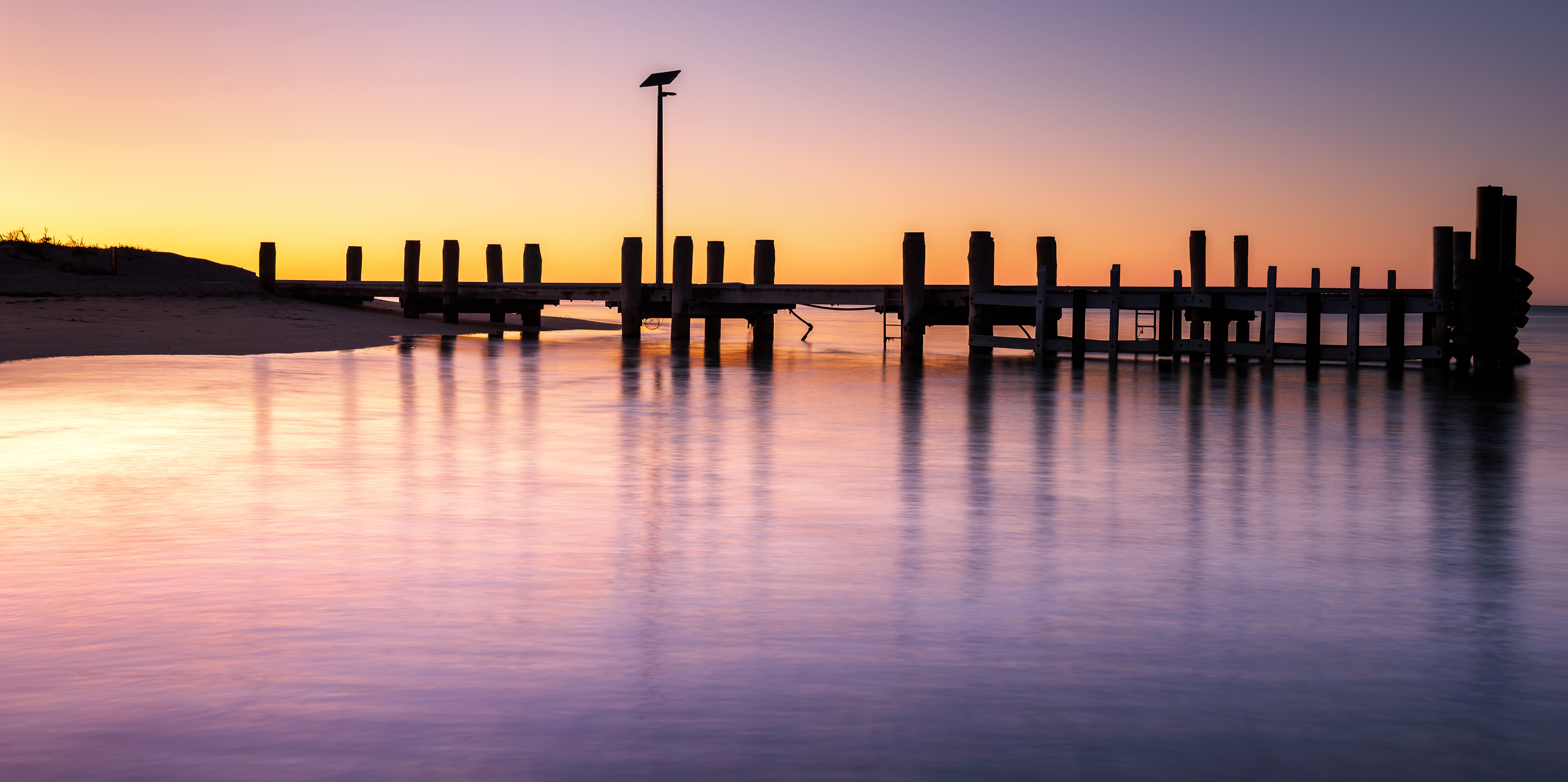 Penguin Island Jetty (the original, now gone), Rockingham