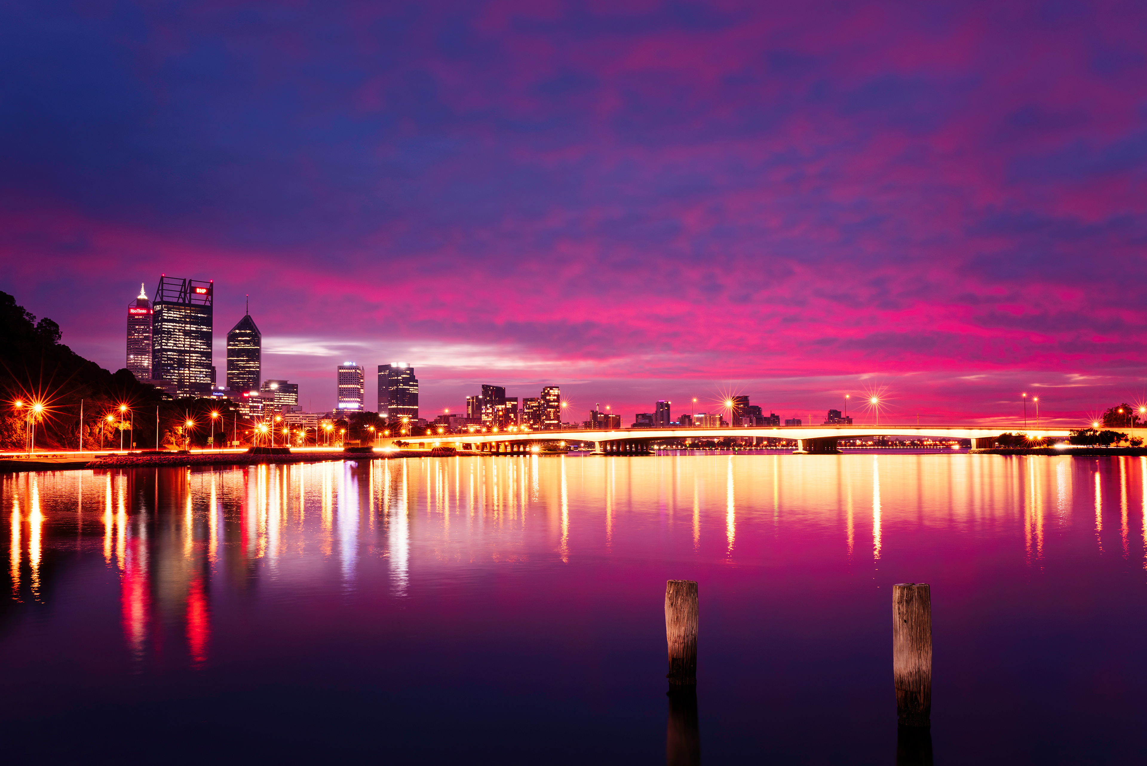 Perth CBD from the Old Bewery