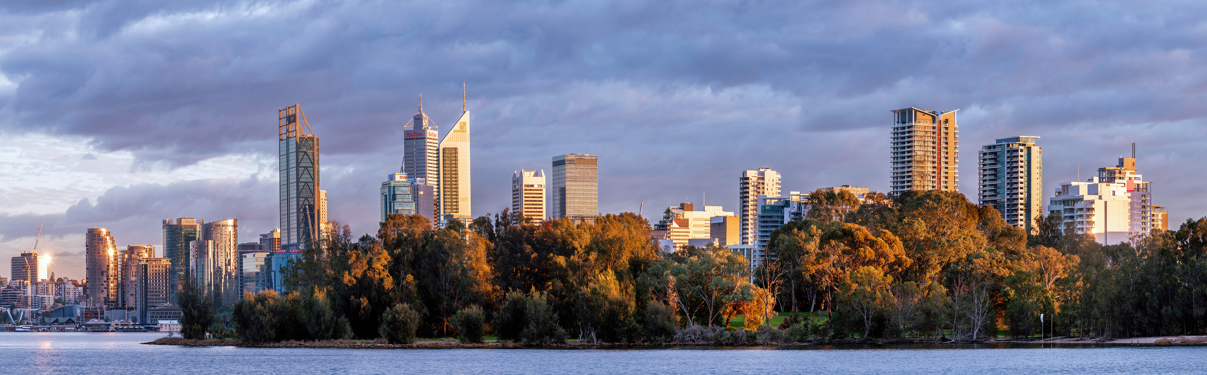 CBD from Ellam Street Jetty, South Perth