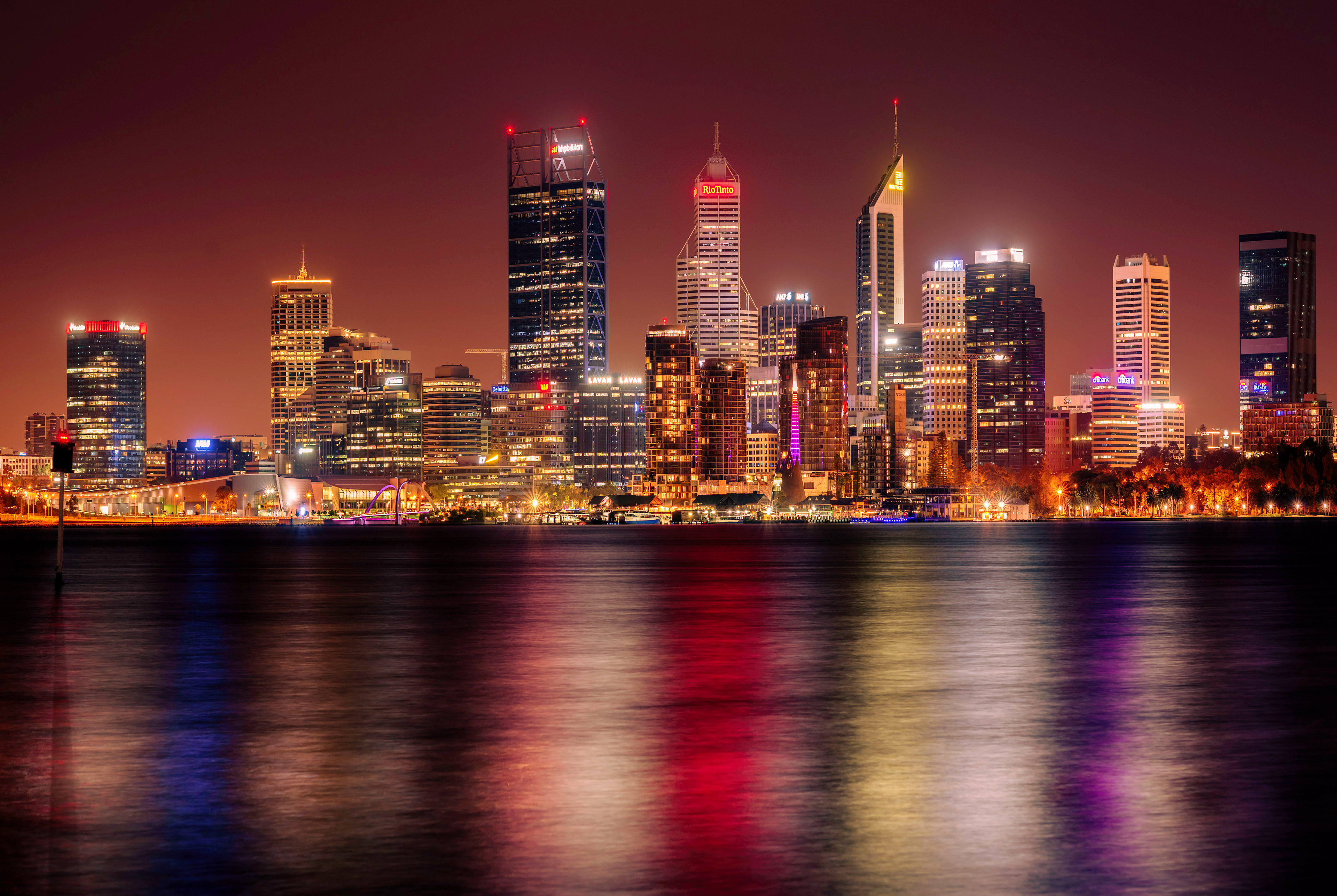 CBD skyline from Coode Street, Jetty, South Perth